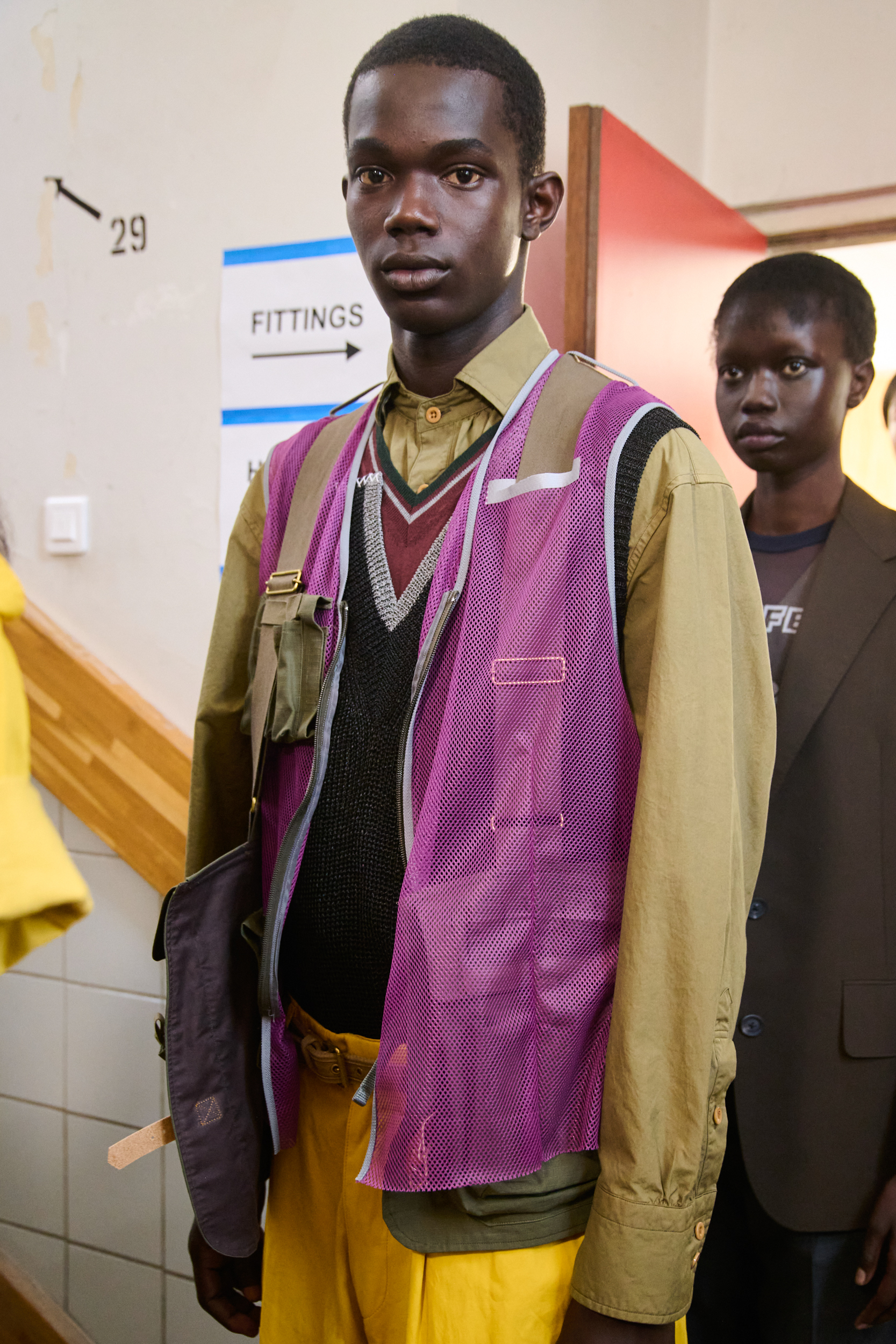 Kolor  Spring 2025 Men's Fashion Show Backstage