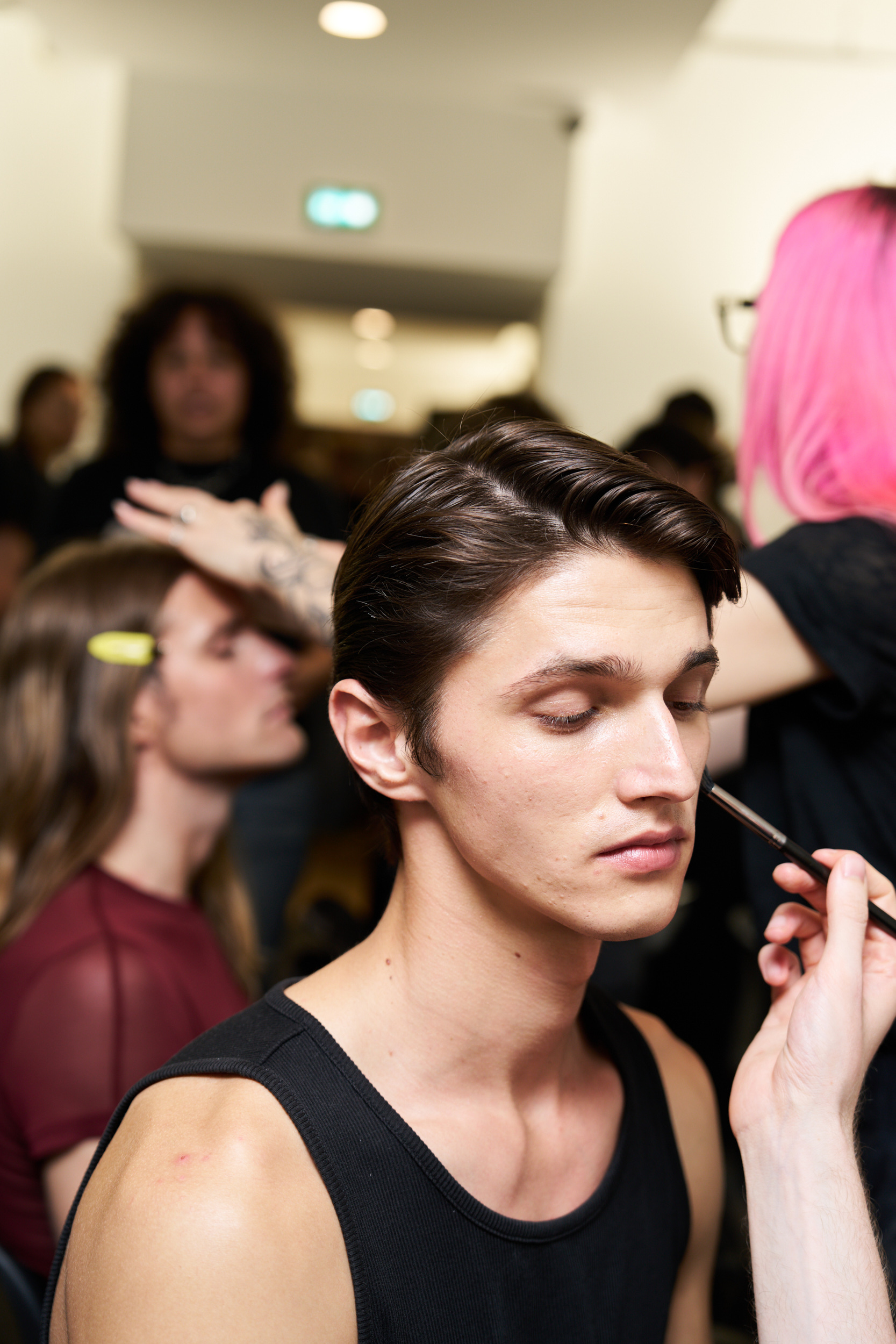 Lgn Louis Gabriel Nouchi  Spring 2025 Men's Fashion Show Backstage