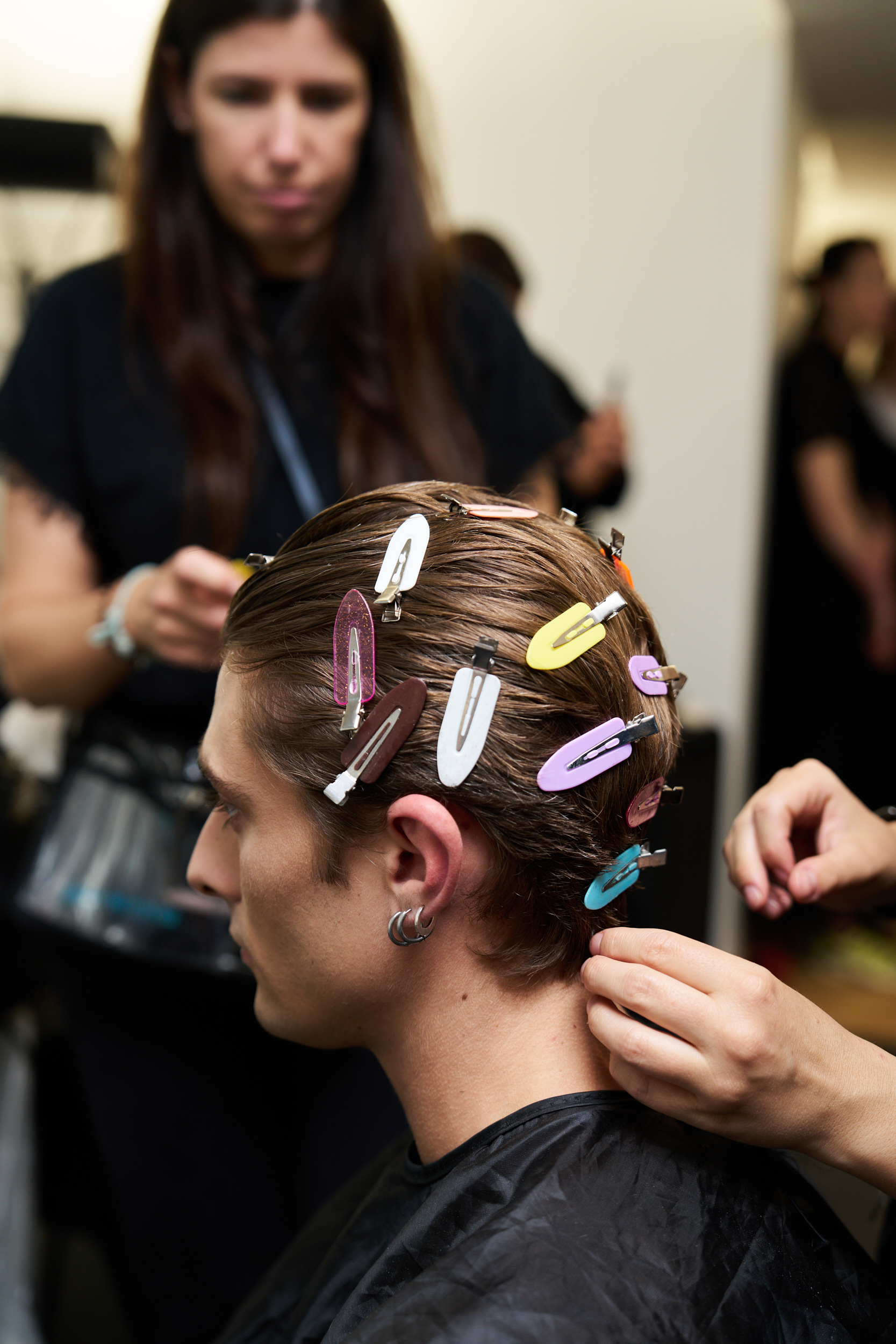 Lgn Louis Gabriel Nouchi  Spring 2025 Men's Fashion Show Backstage