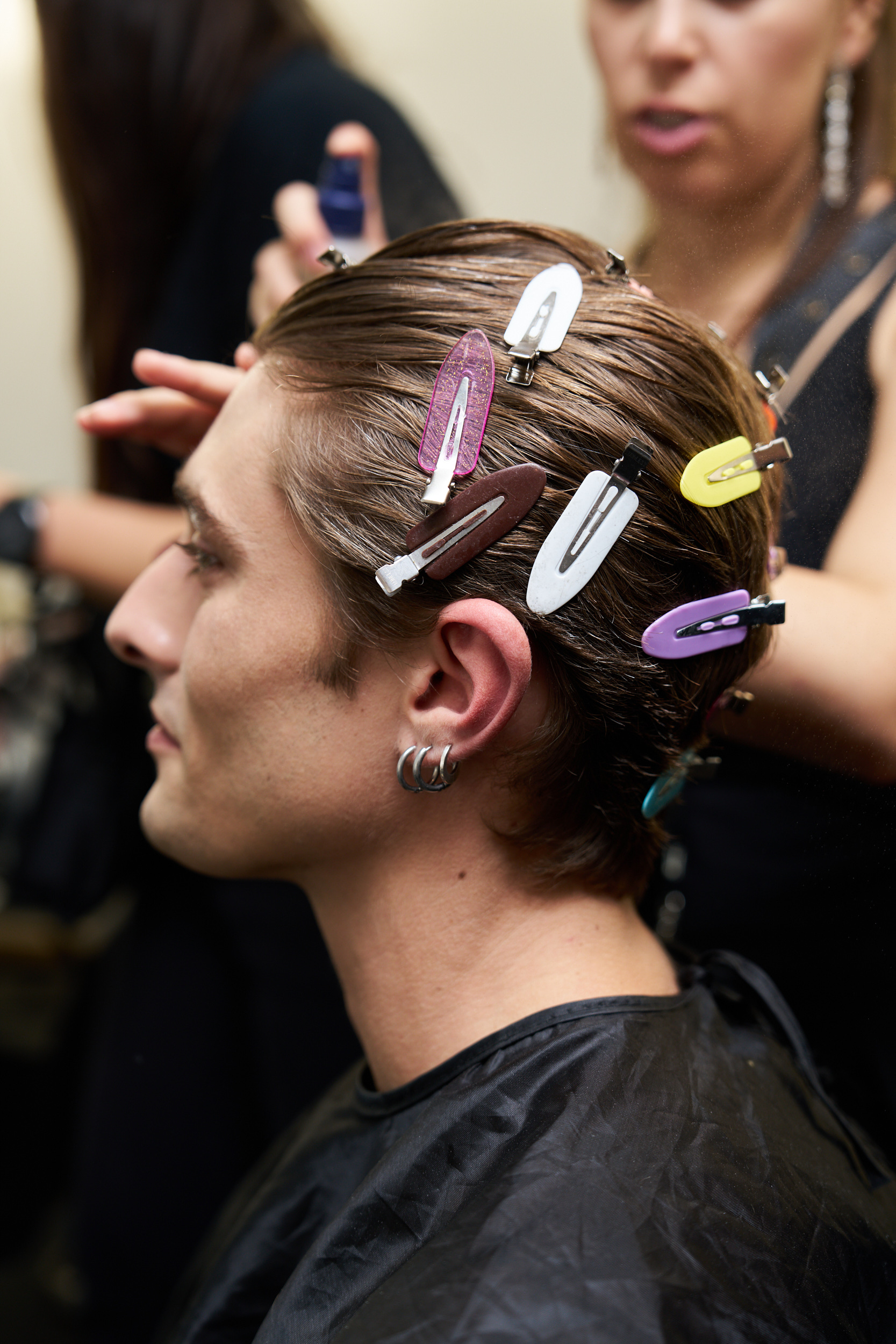 Lgn Louis Gabriel Nouchi  Spring 2025 Men's Fashion Show Backstage