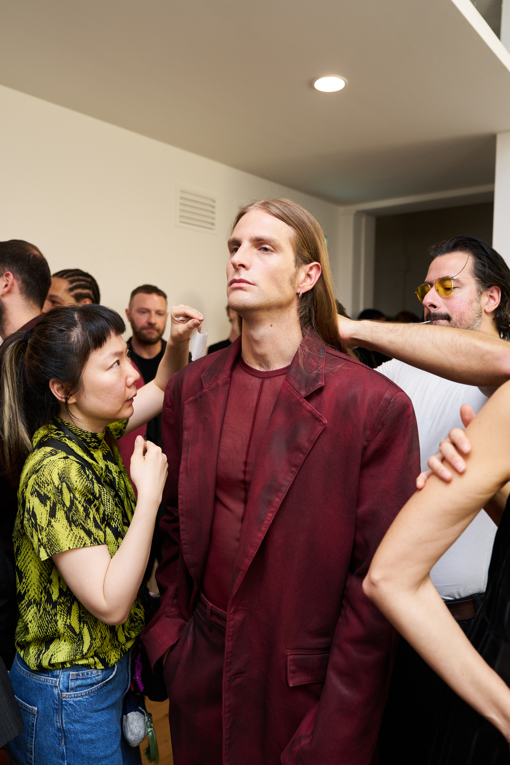 Lgn Louis Gabriel Nouchi  Spring 2025 Men's Fashion Show Backstage