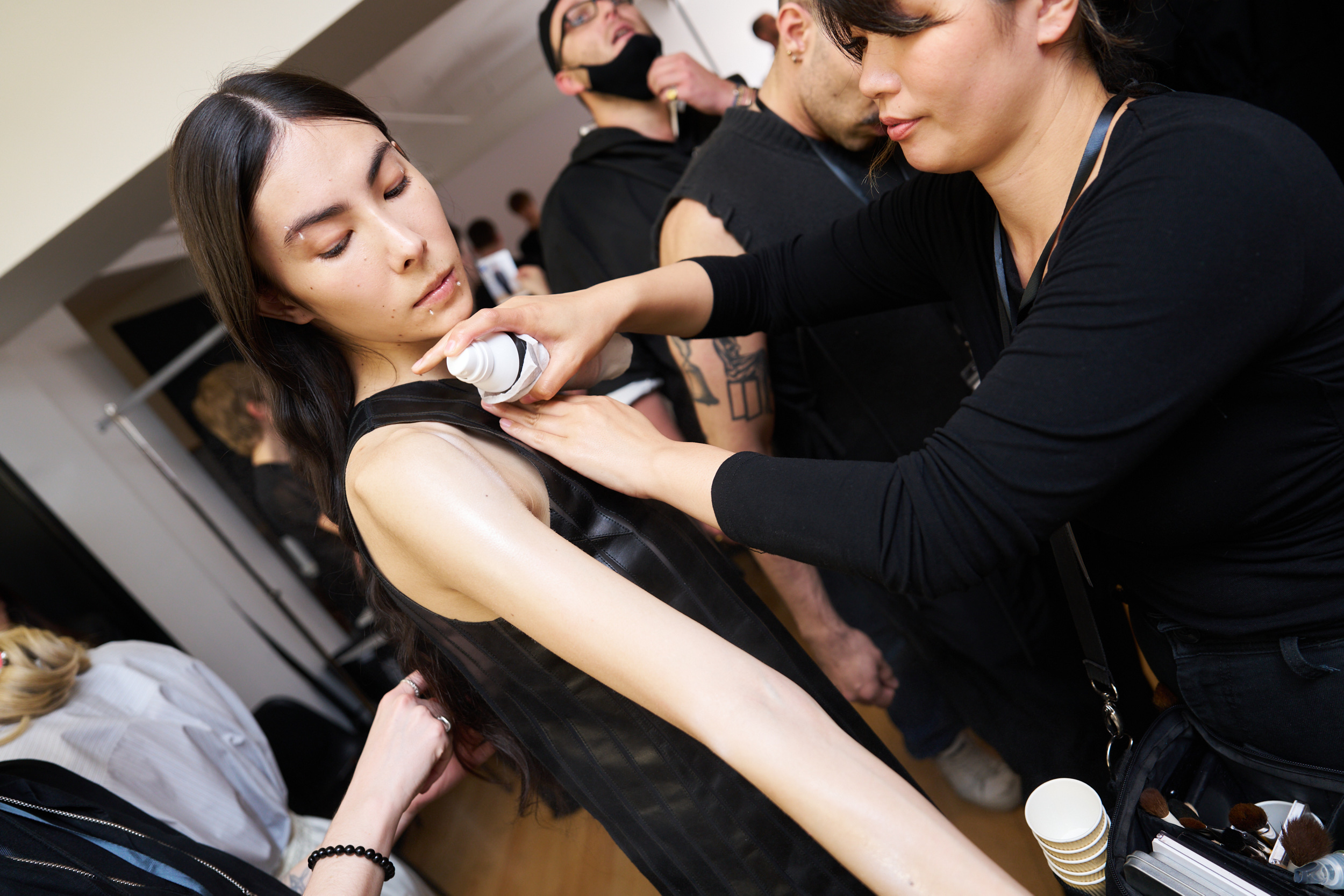 Lgn Louis Gabriel Nouchi  Spring 2025 Men's Fashion Show Backstage