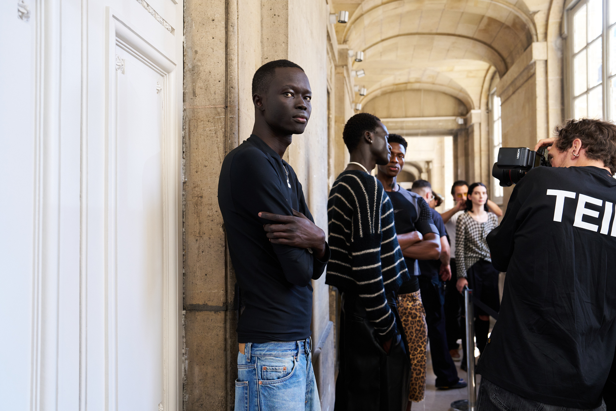 Lgn Louis Gabriel Nouchi  Spring 2025 Men's Fashion Show Backstage