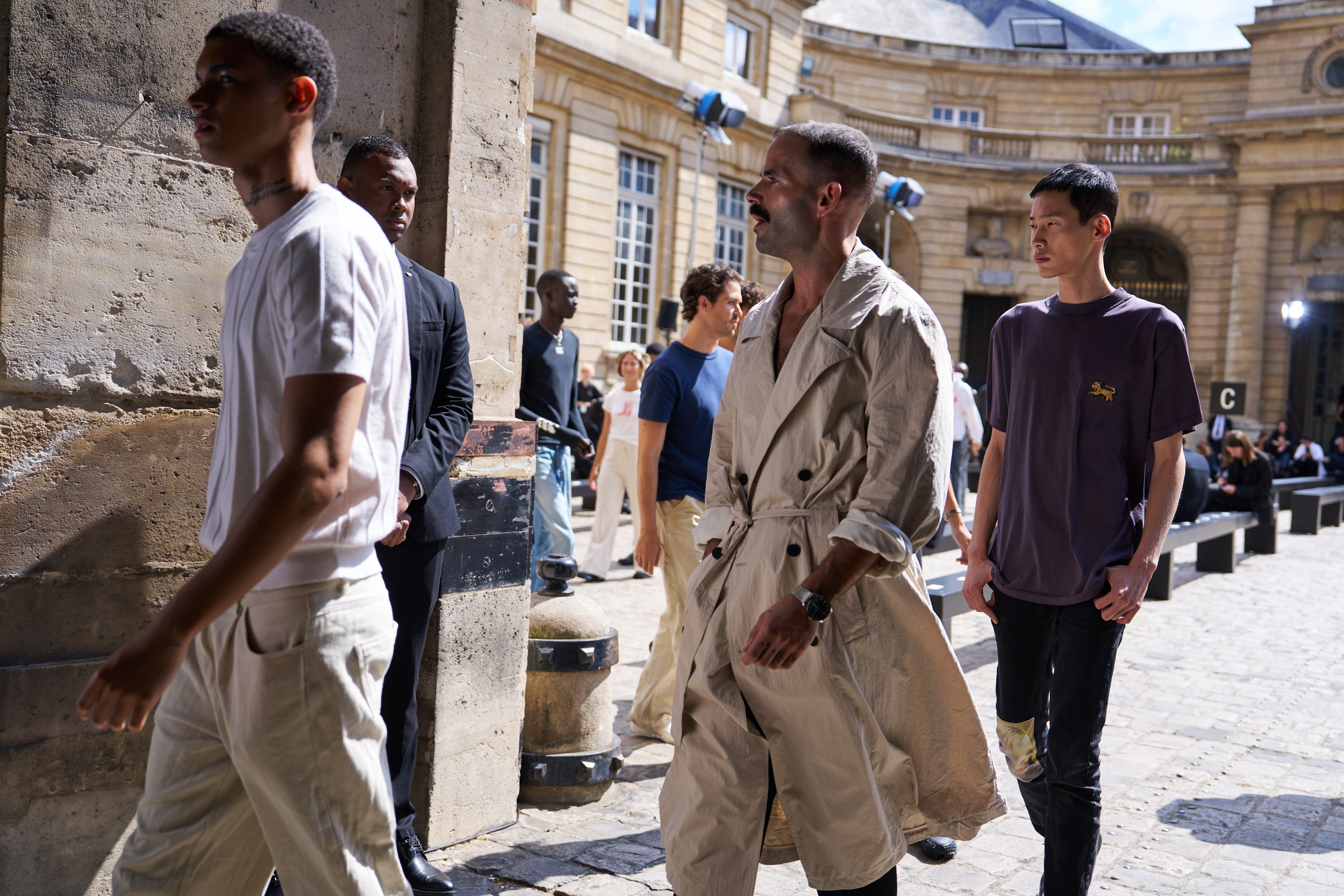 Lgn Louis Gabriel Nouchi  Spring 2025 Men's Fashion Show Backstage