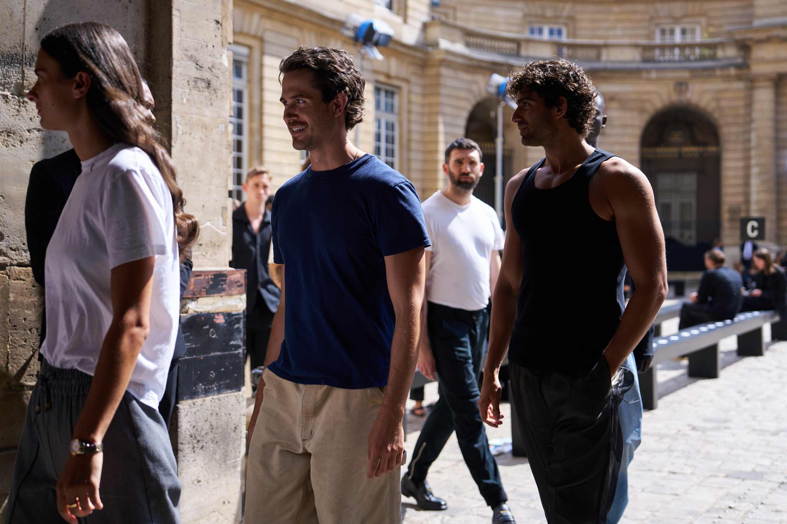 Lgn Louis Gabriel Nouchi  Spring 2025 Men's Fashion Show Backstage