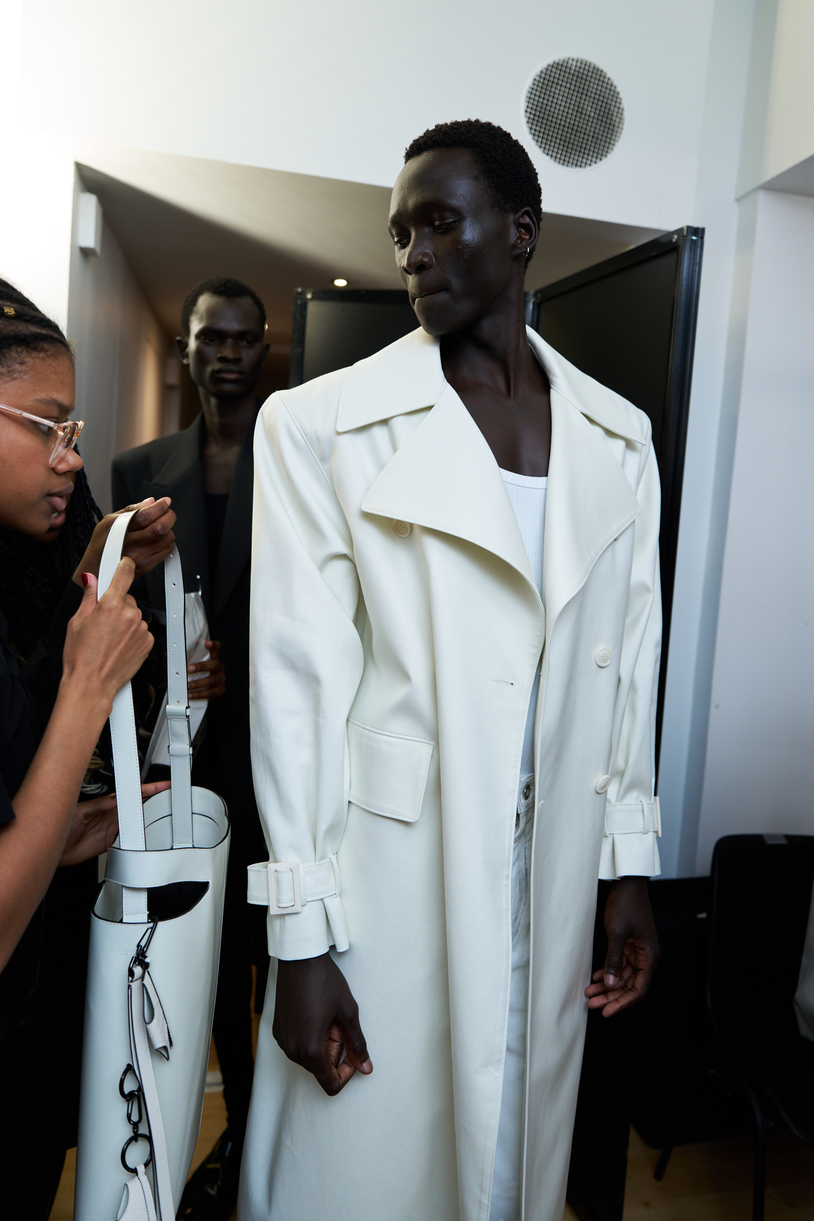 Lgn Louis Gabriel Nouchi  Spring 2025 Men's Fashion Show Backstage