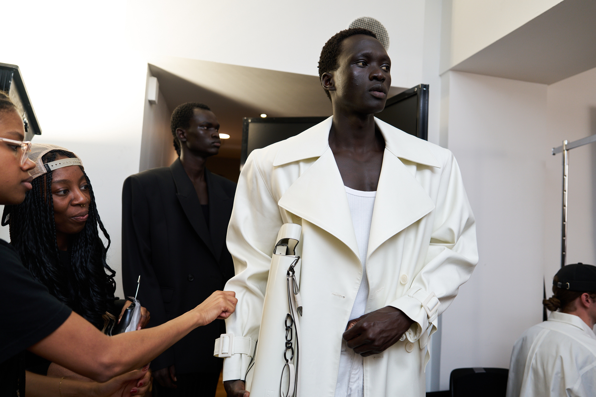 Lgn Louis Gabriel Nouchi  Spring 2025 Men's Fashion Show Backstage