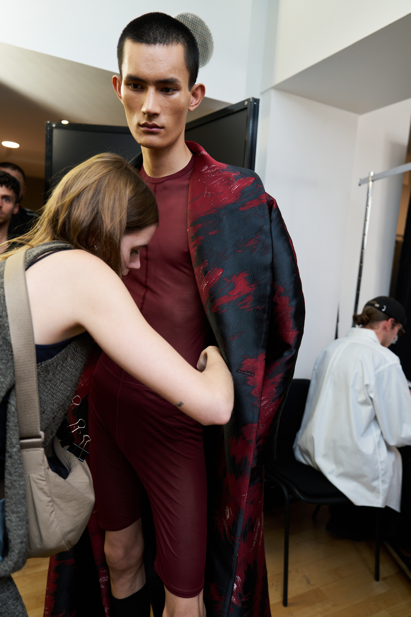 Lgn Louis Gabriel Nouchi  Spring 2025 Men's Fashion Show Backstage