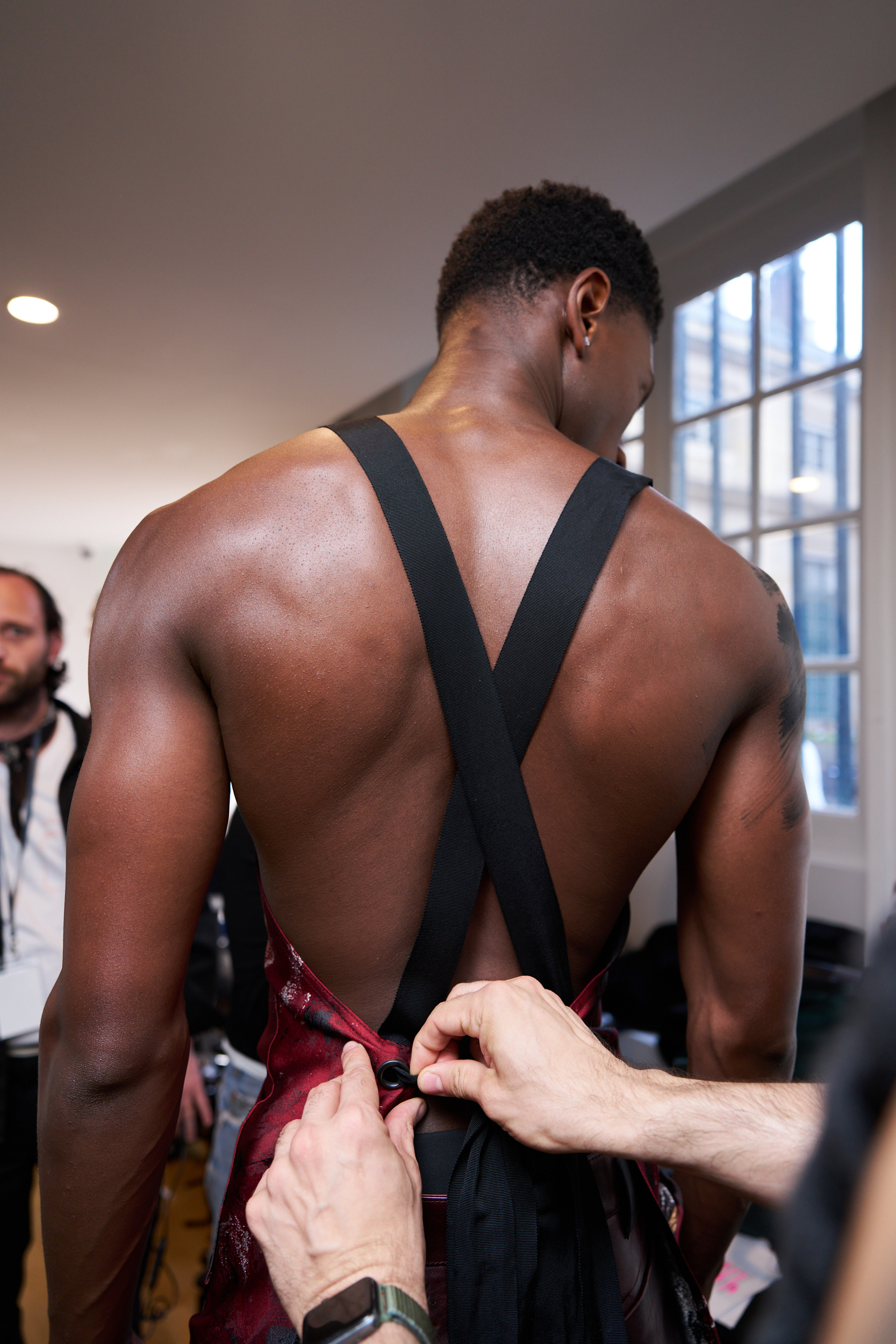 Lgn Louis Gabriel Nouchi  Spring 2025 Men's Fashion Show Backstage