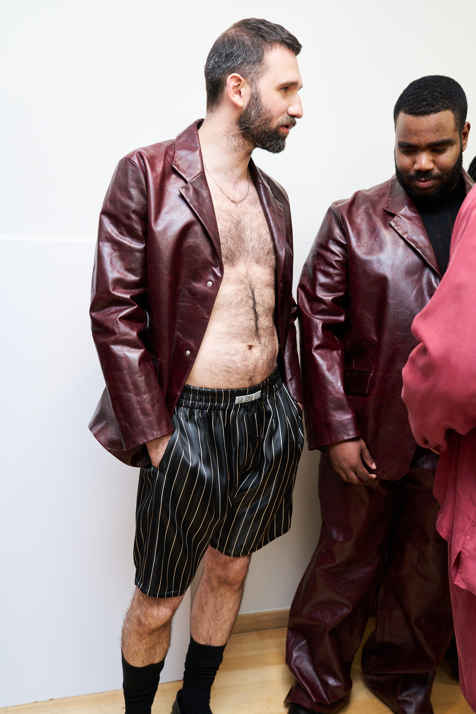 Lgn Louis Gabriel Nouchi  Spring 2025 Men's Fashion Show Backstage