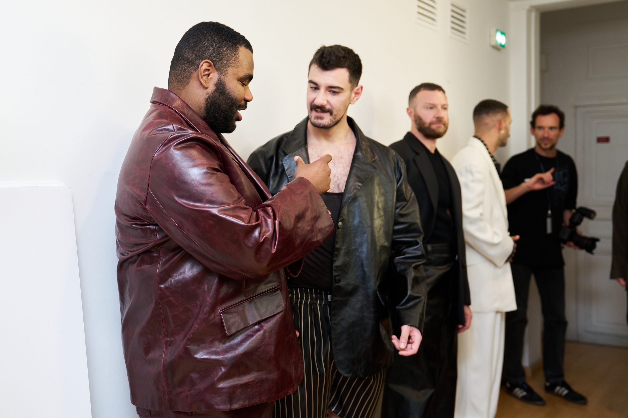 Lgn Louis Gabriel Nouchi  Spring 2025 Men's Fashion Show Backstage