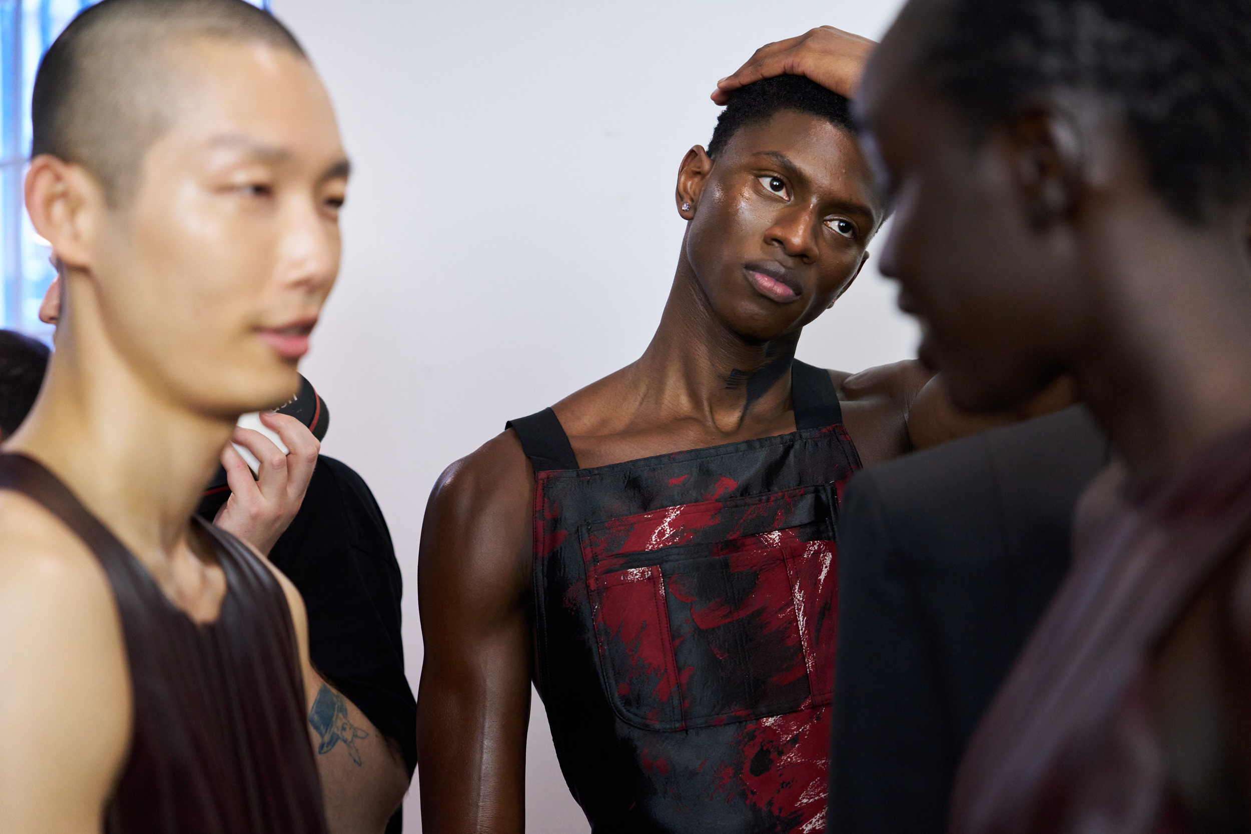 Lgn Louis Gabriel Nouchi  Spring 2025 Men's Fashion Show Backstage