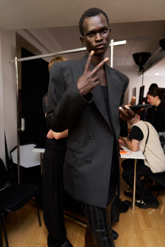 Lgn Louis Gabriel Nouchi  Spring 2025 Men's Fashion Show Backstage