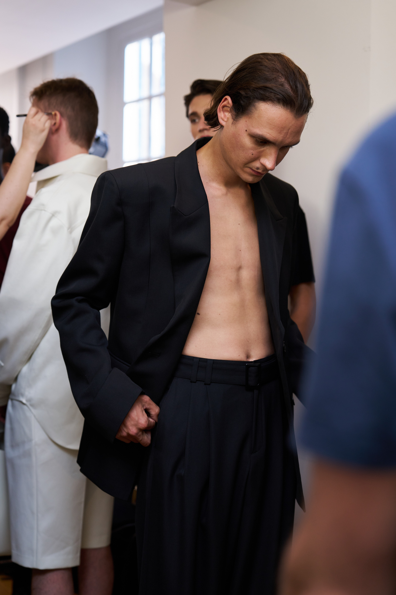 Lgn Louis Gabriel Nouchi  Spring 2025 Men's Fashion Show Backstage