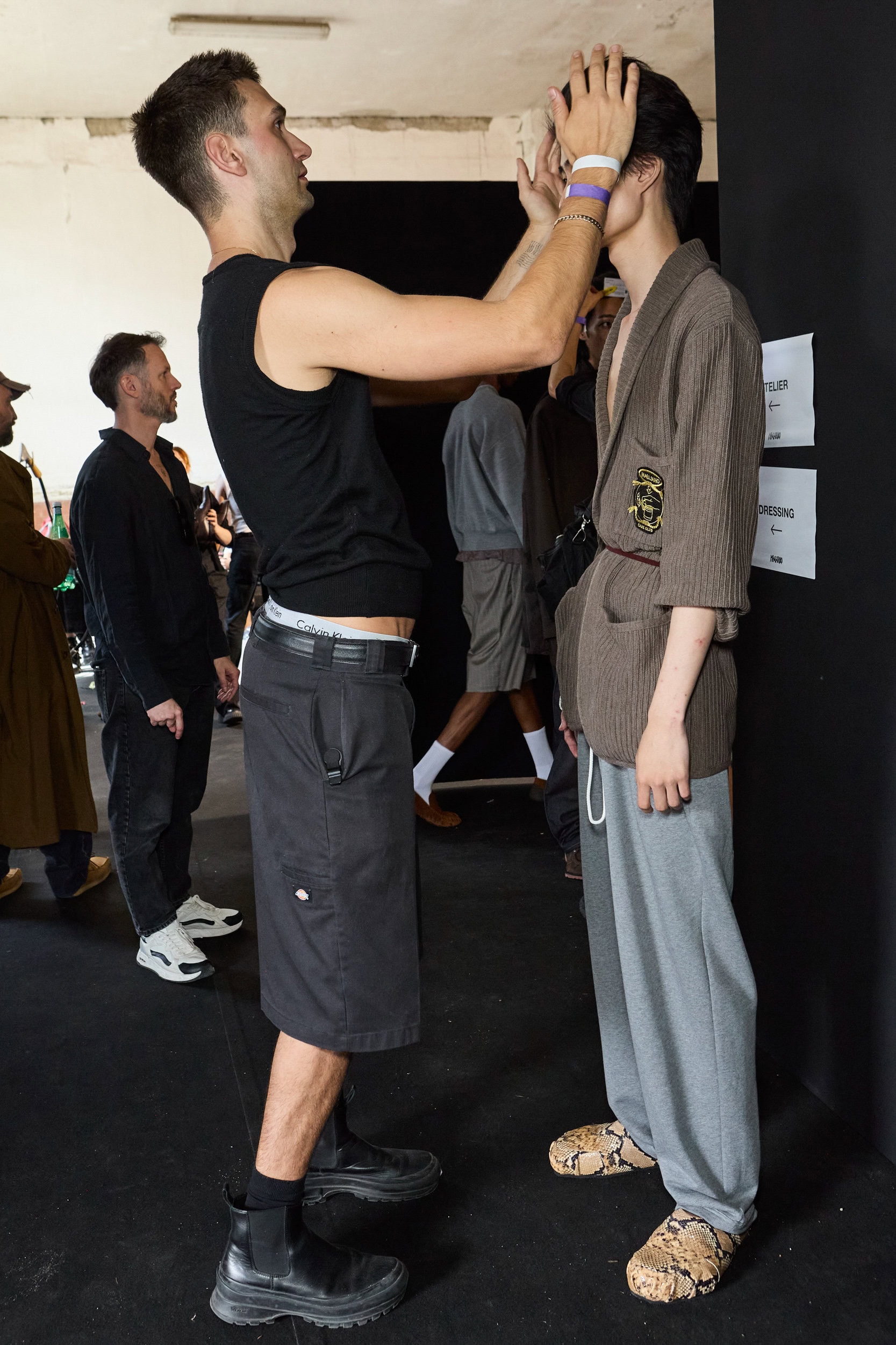 Magliano  Spring 2025 Men's Fashion Show Backstage