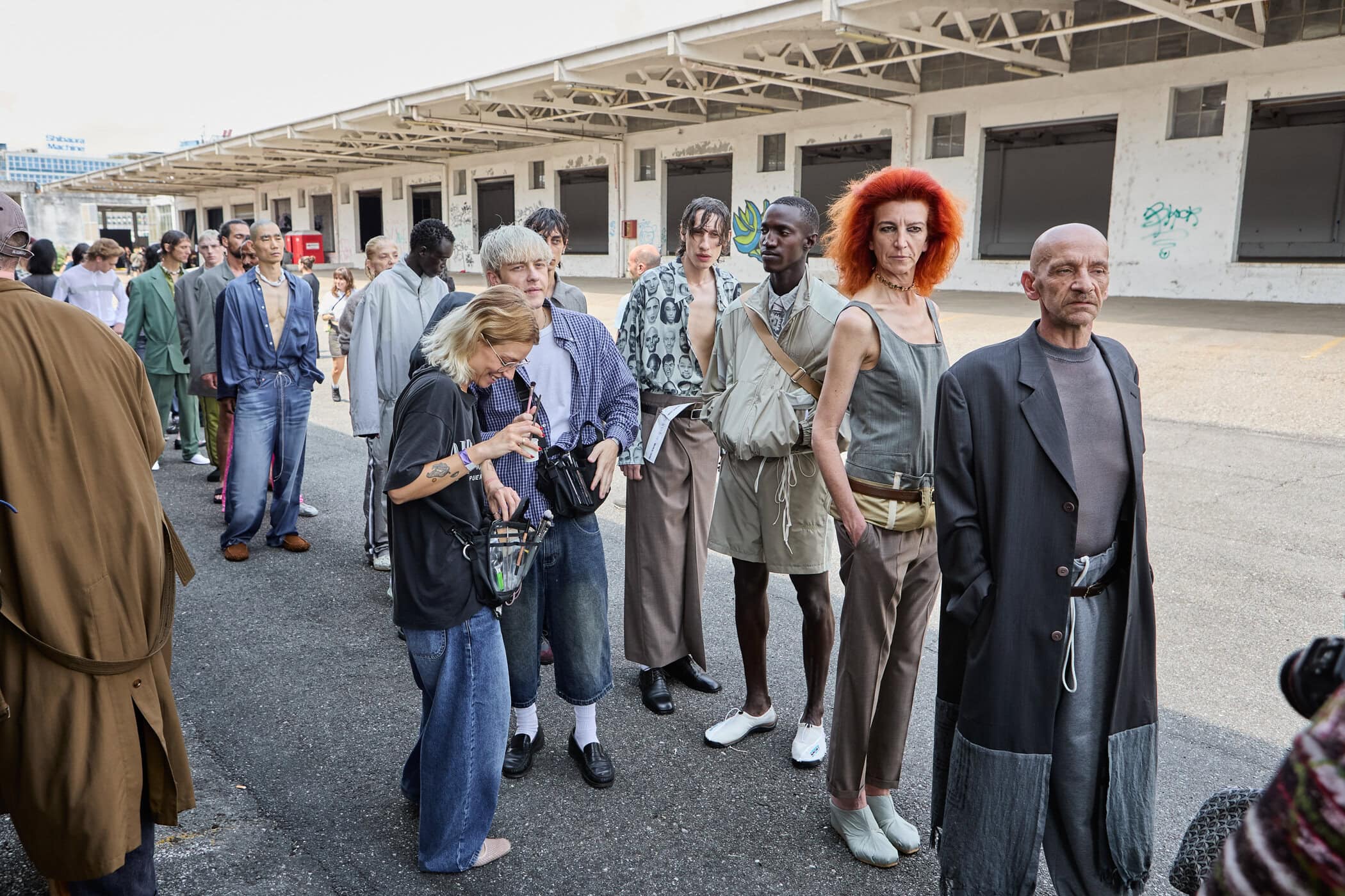 Magliano  Spring 2025 Men's Fashion Show Backstage