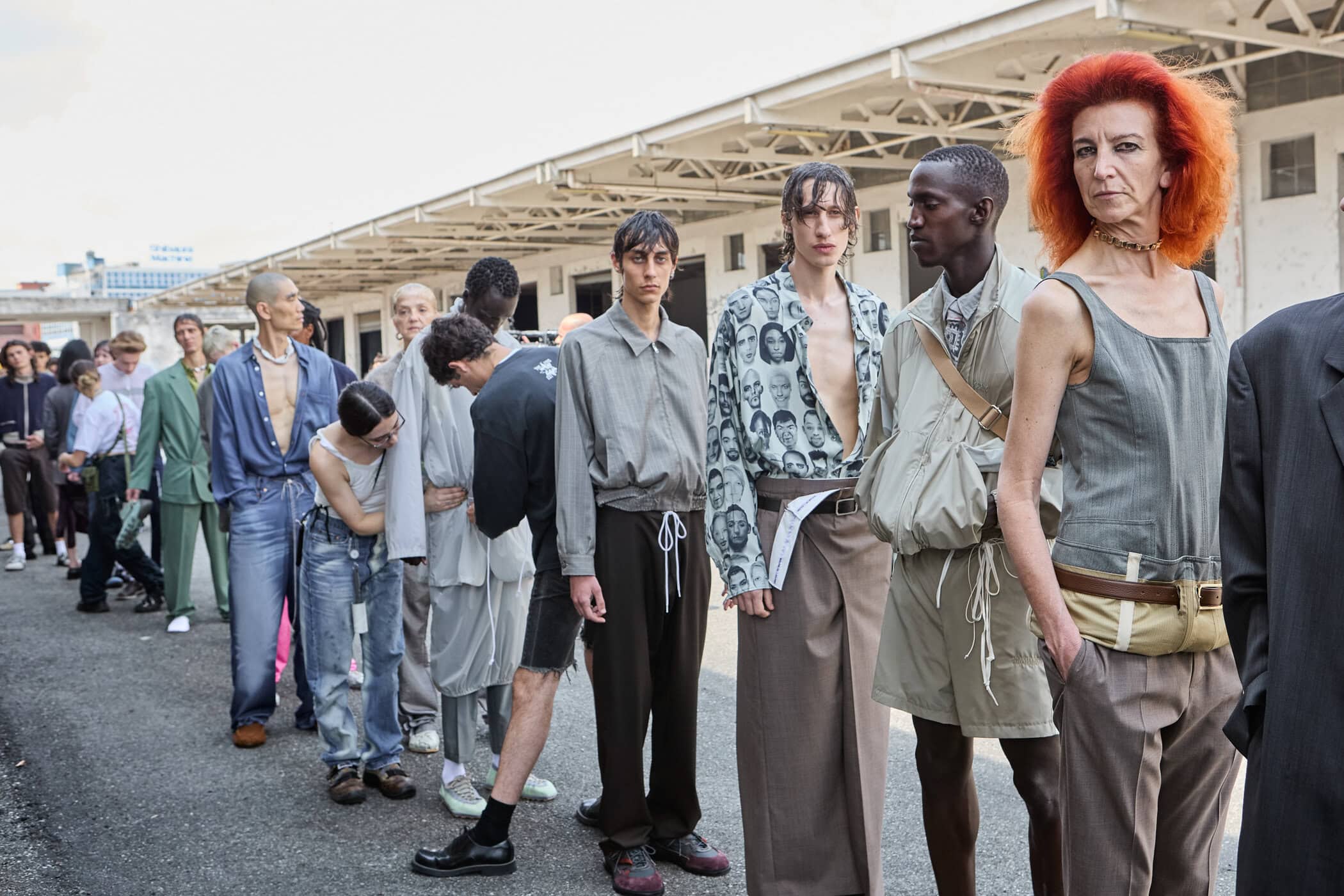 Magliano  Spring 2025 Men's Fashion Show Backstage