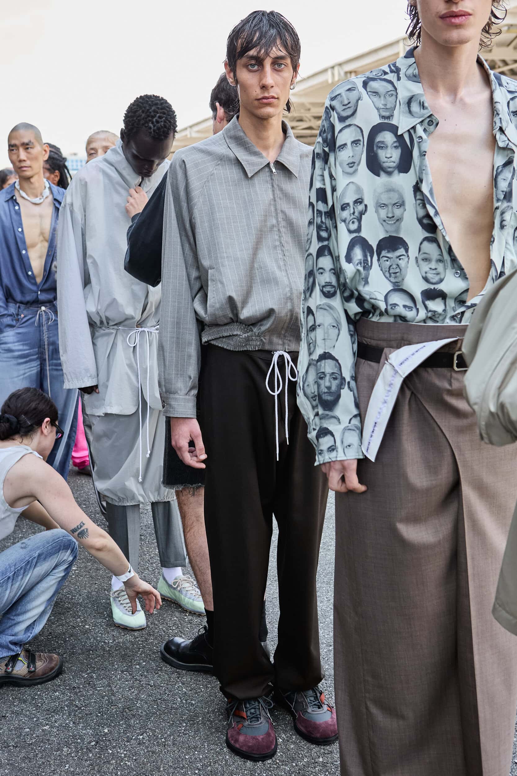 Magliano  Spring 2025 Men's Fashion Show Backstage