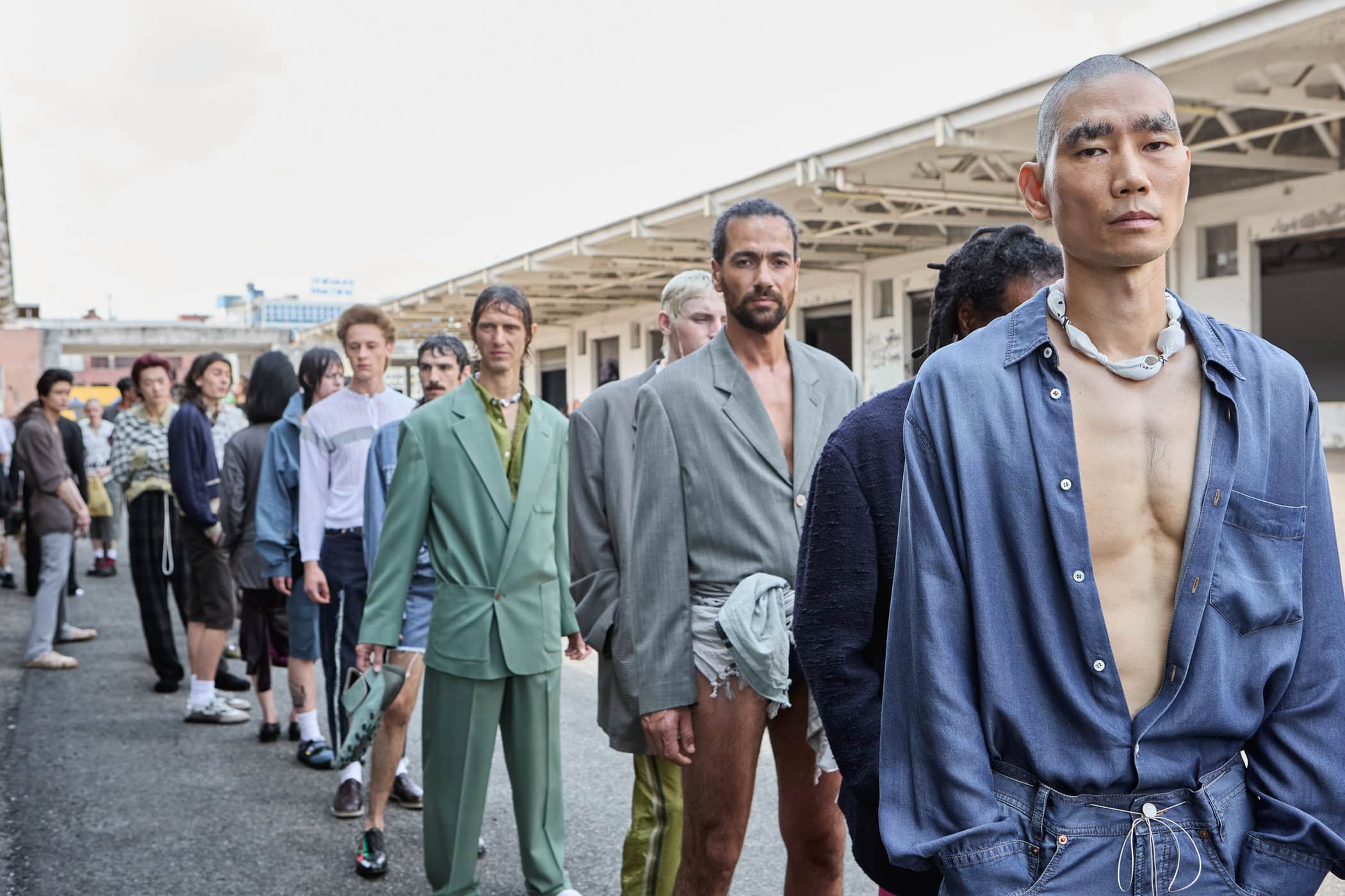 Magliano  Spring 2025 Men's Fashion Show Backstage