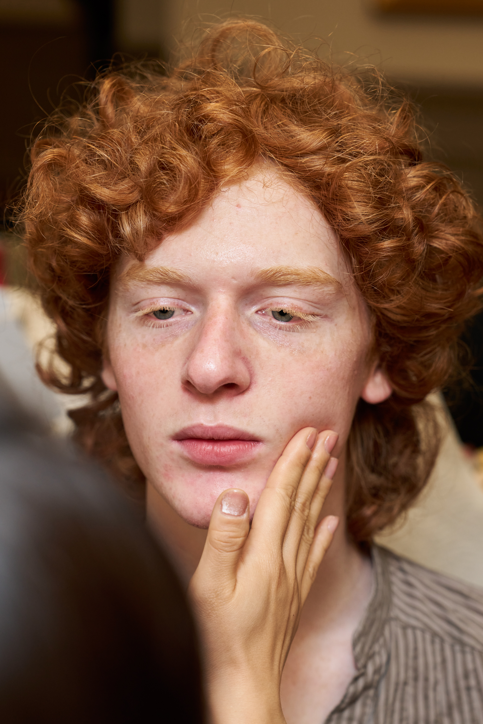 Maison Mihara Yasuhiro  Spring 2025 Men's Fashion Show Backstage