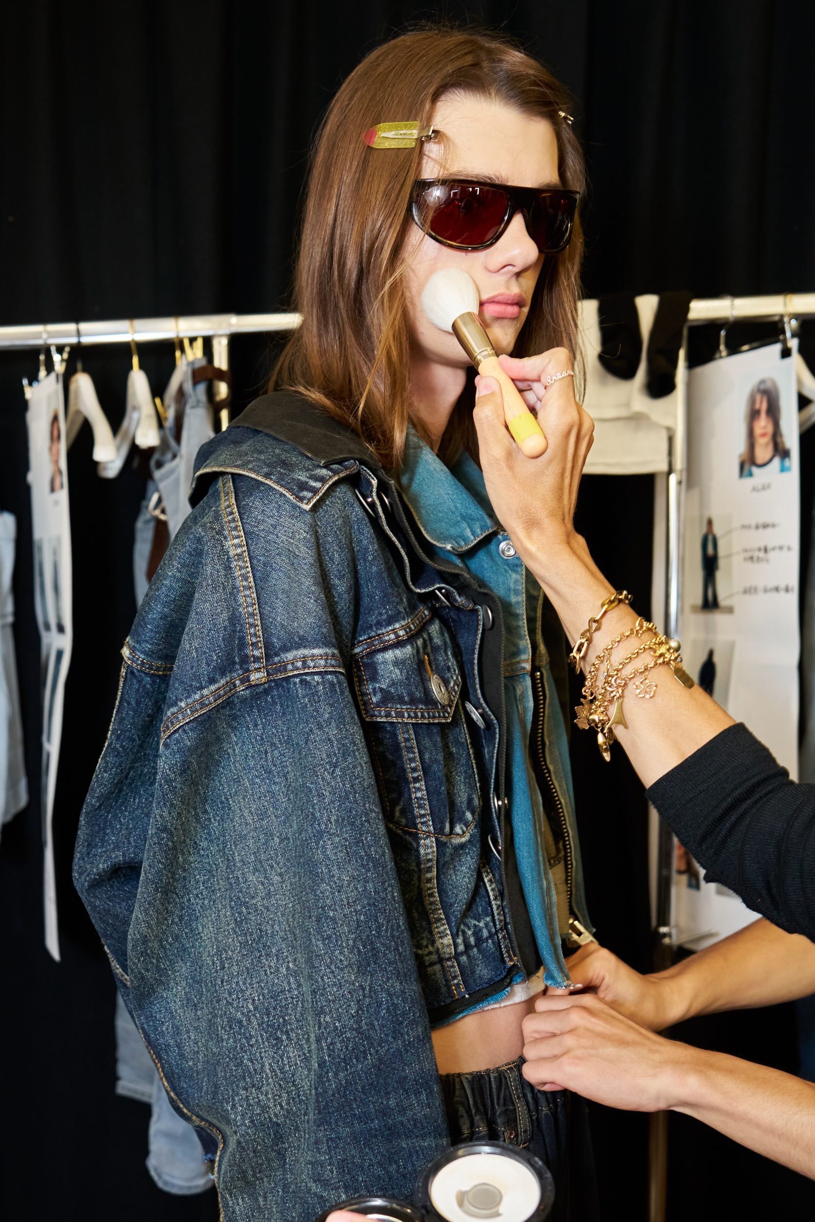 Maison Mihara Yasuhiro  Spring 2025 Men's Fashion Show Backstage