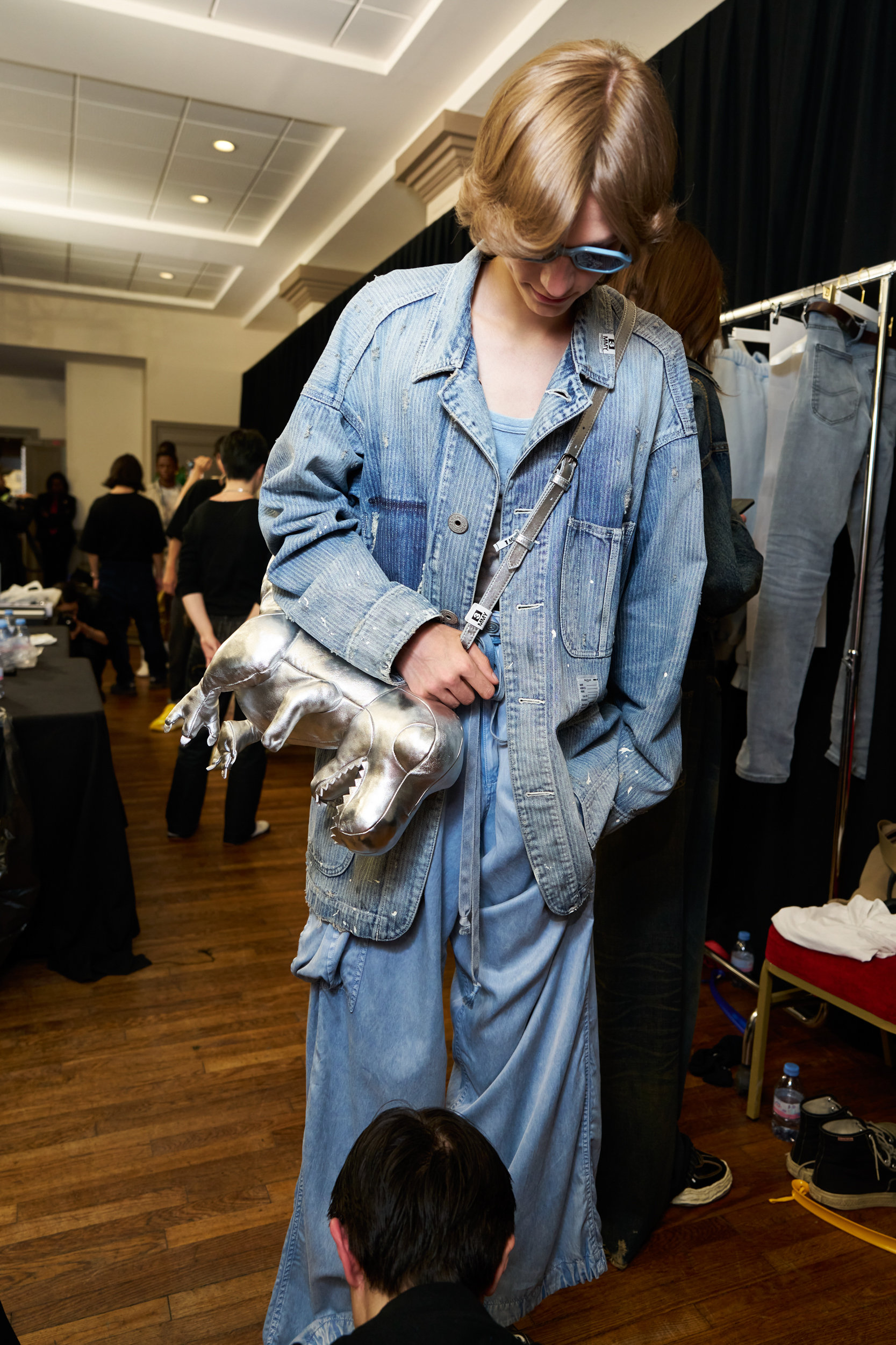 Maison Mihara Yasuhiro  Spring 2025 Men's Fashion Show Backstage