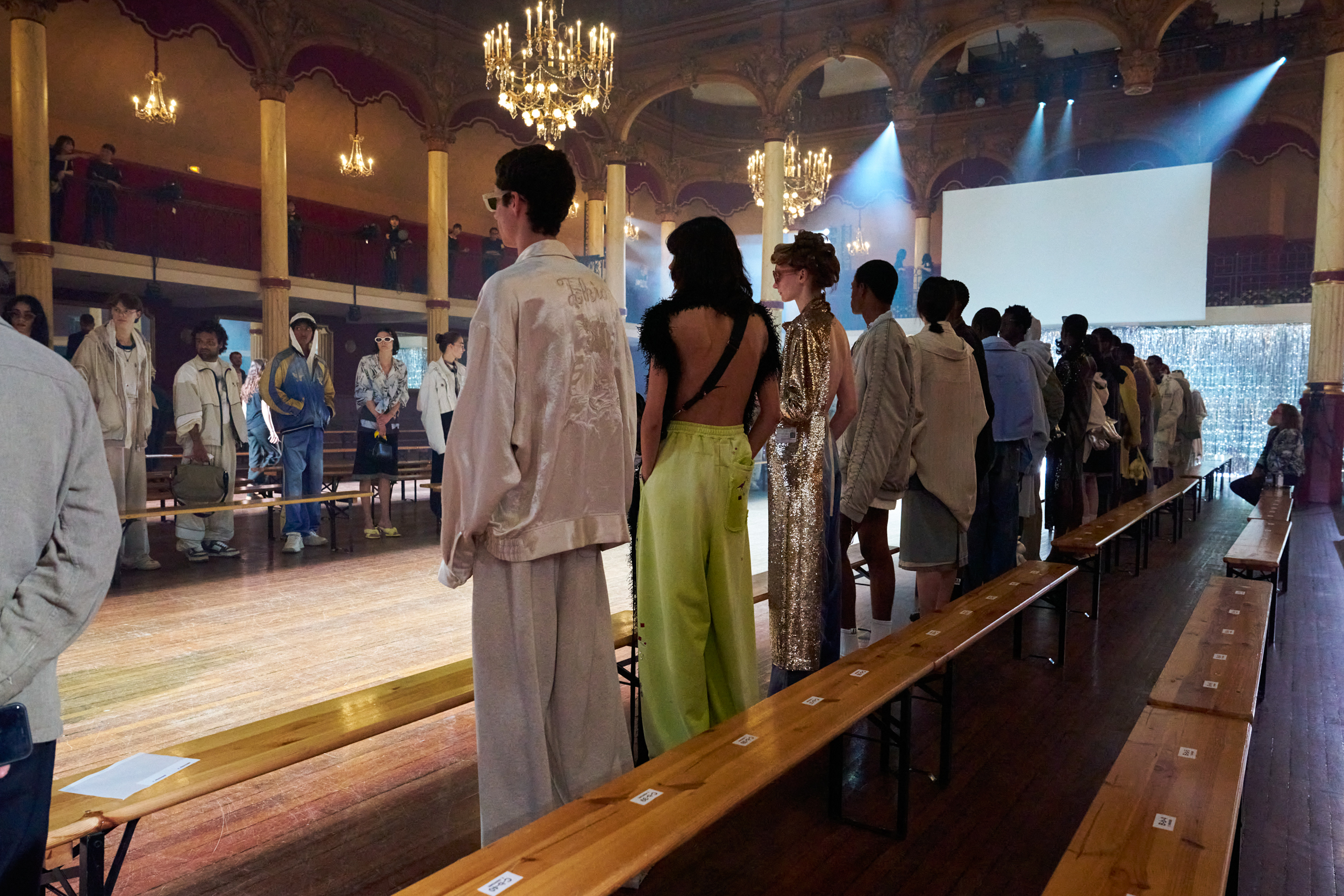 Maison Mihara Yasuhiro  Spring 2025 Men's Fashion Show Backstage