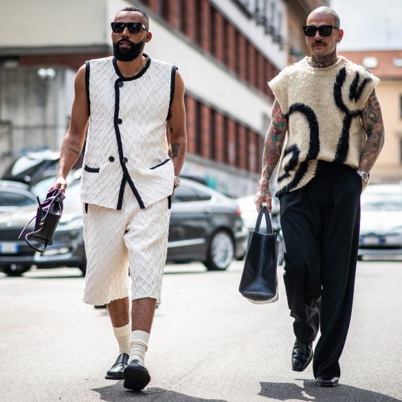 Milan Men's Street Style Spring 2025 Shows