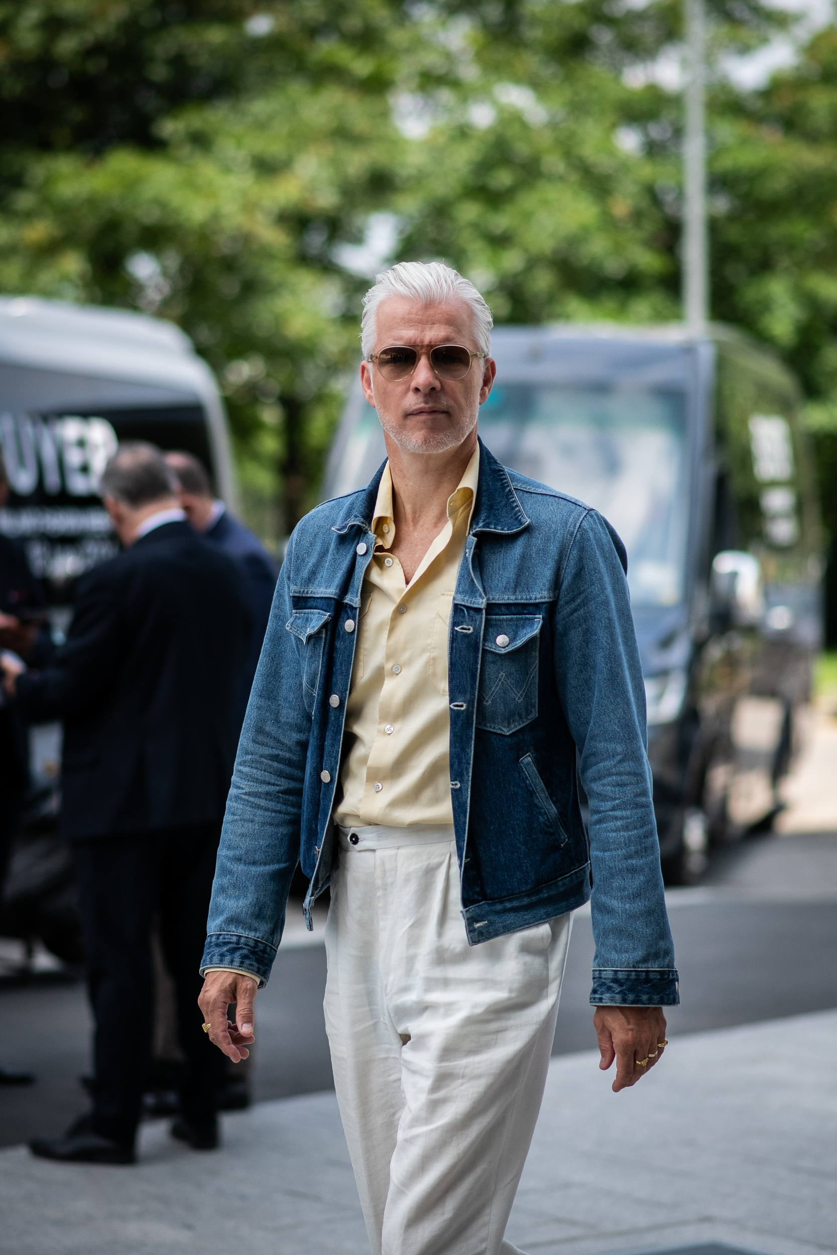 Milan Men's Street Style Spring 2025 Shows