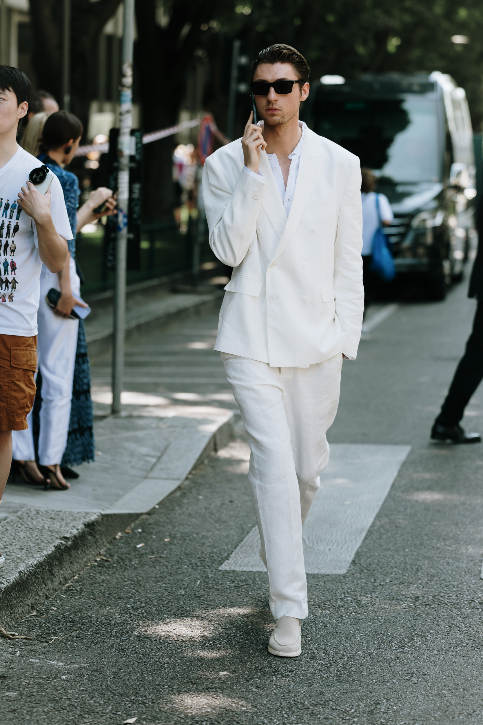 Milan Men's Street Style Spring 2025 Shows