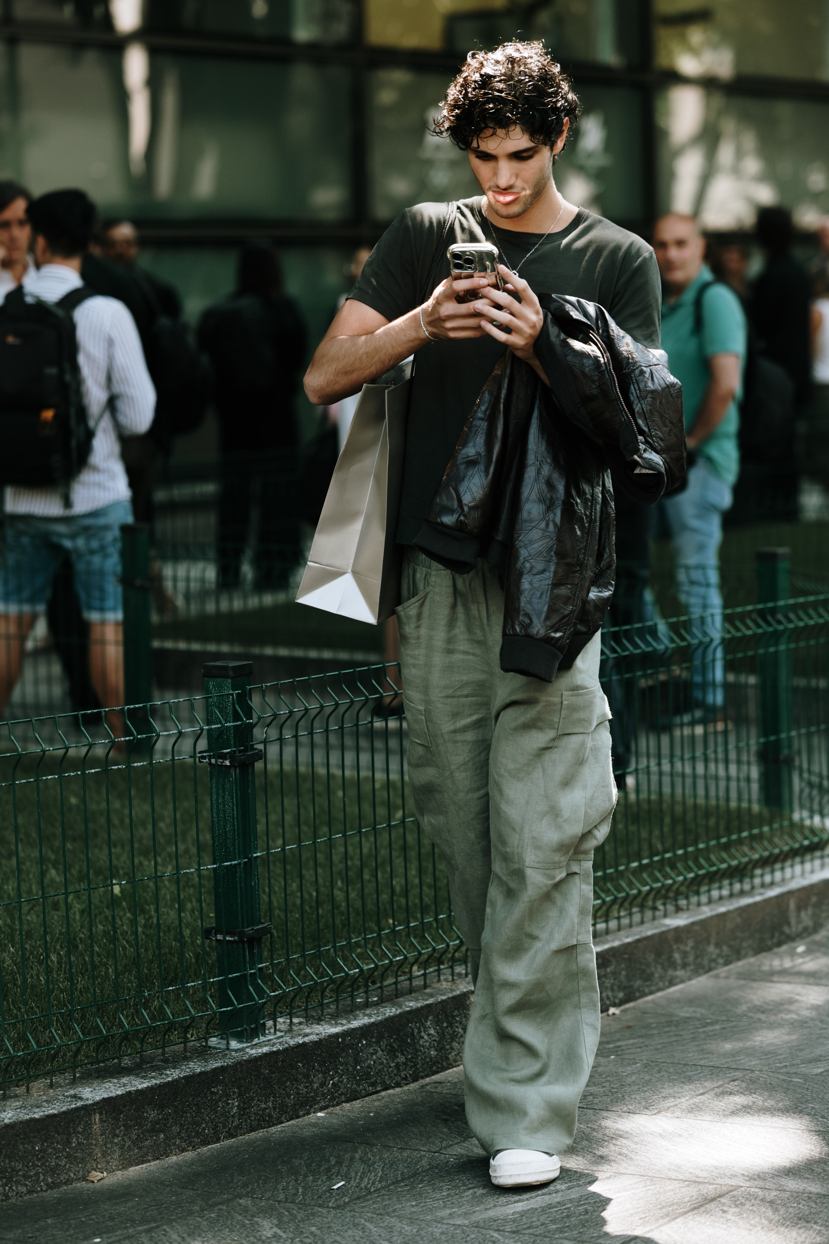 Milan Men's Street Style Spring 2025 Shows