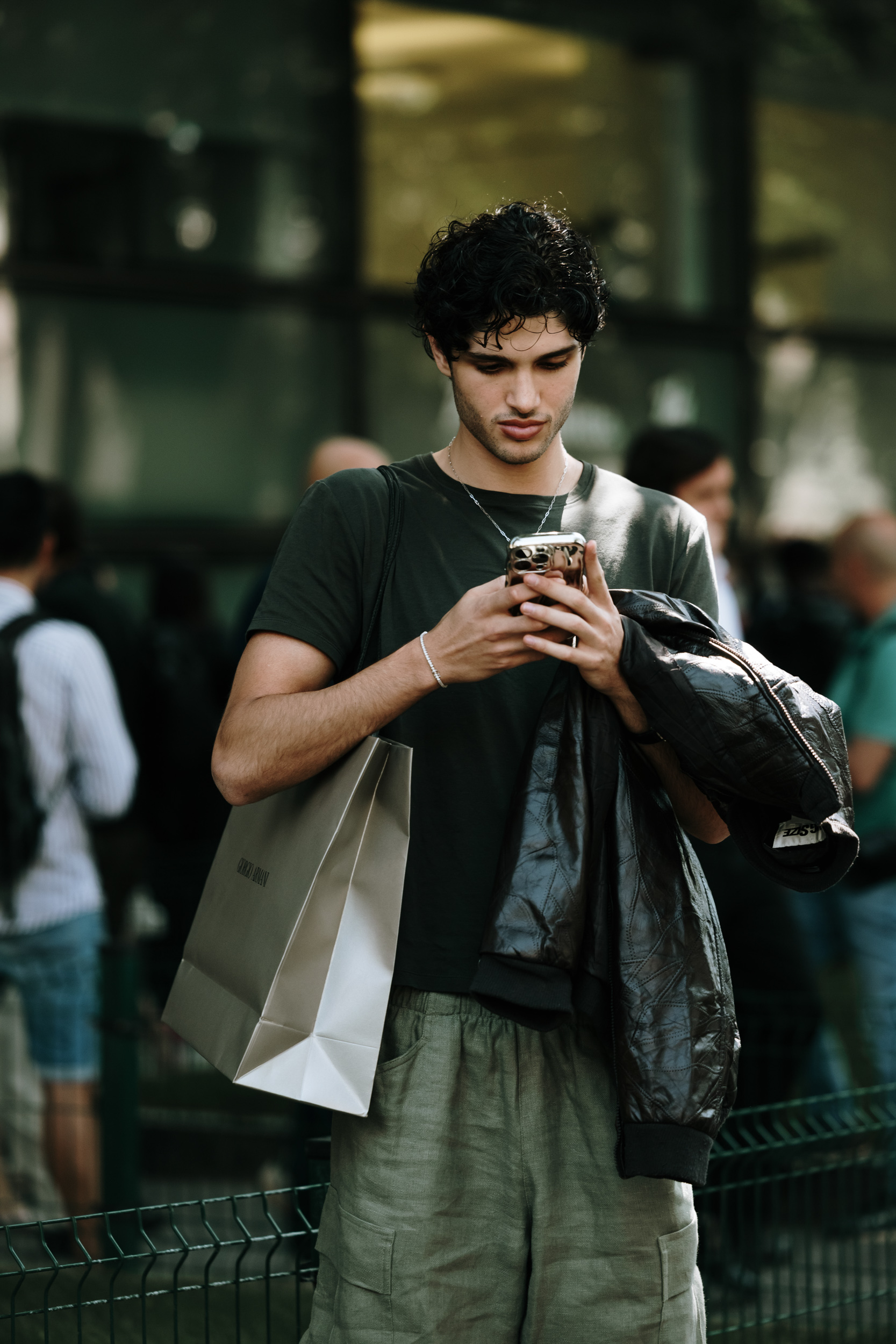 Milan Men's Street Style Spring 2025 Shows