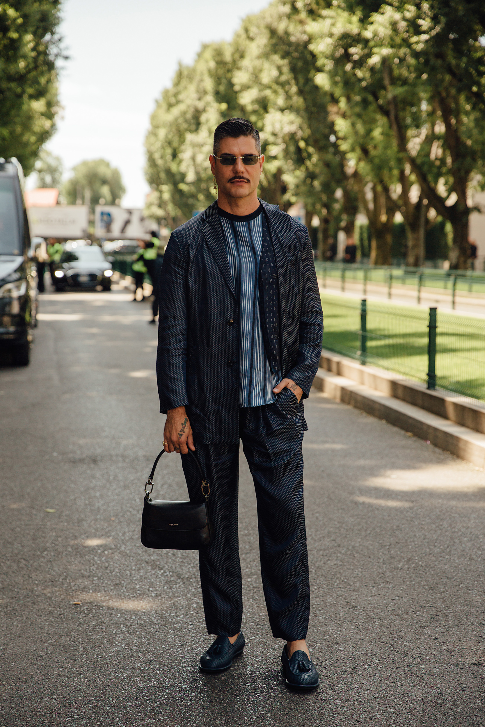 Milan Men's Street Style Spring 2025 Shows