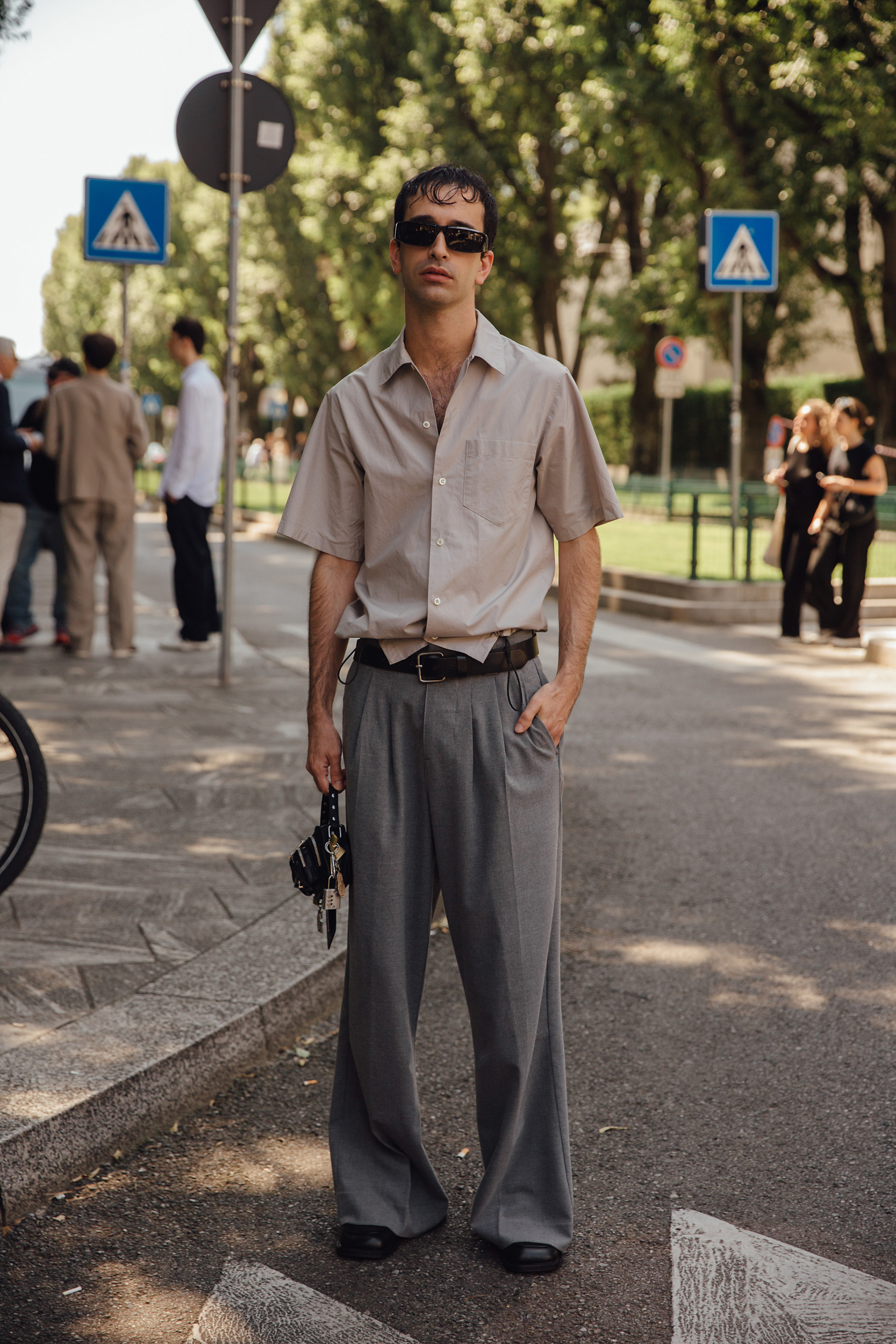 Milan Men's Street Style Spring 2025 Shows