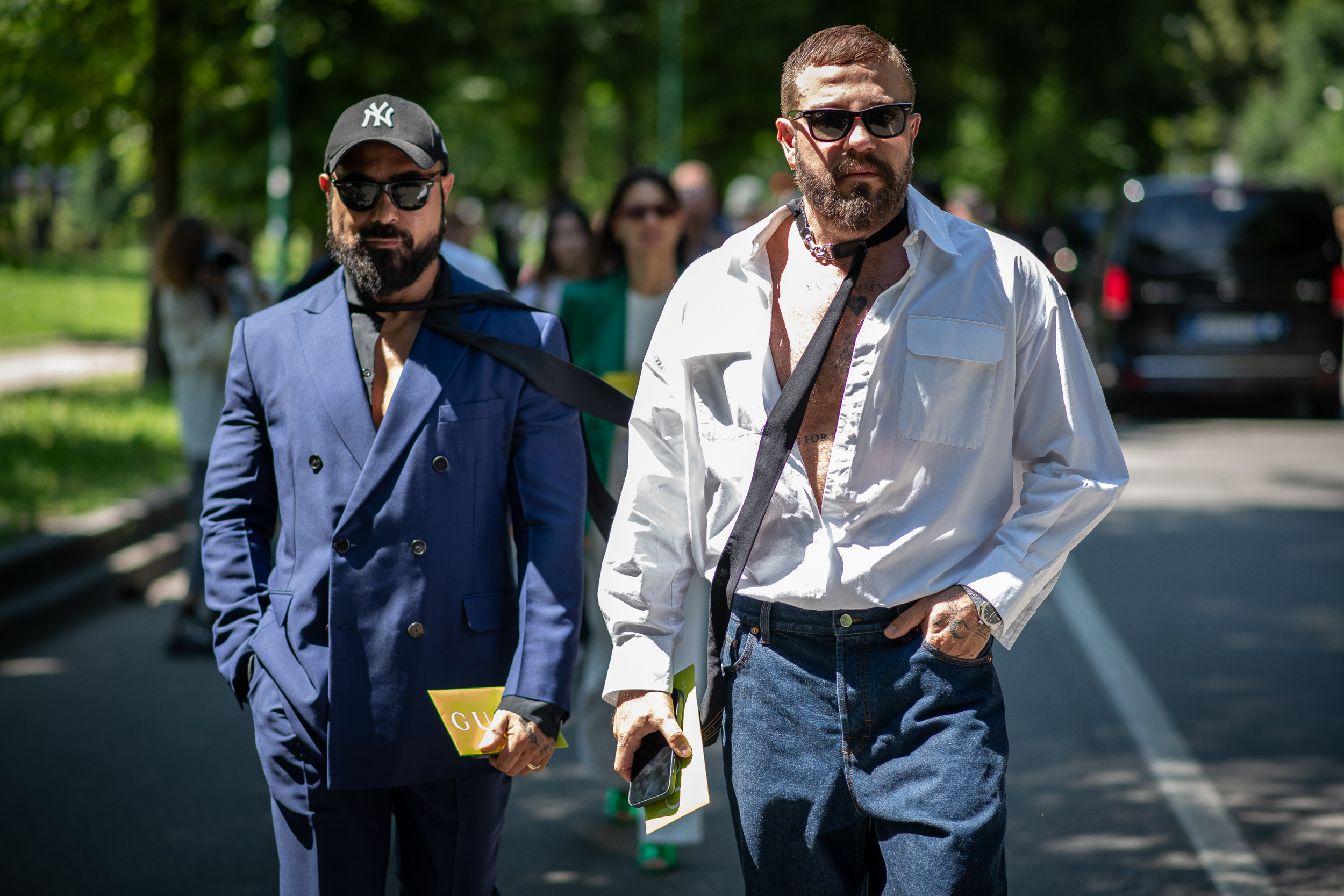 Milan Men's Street Style Spring 2025 Shows