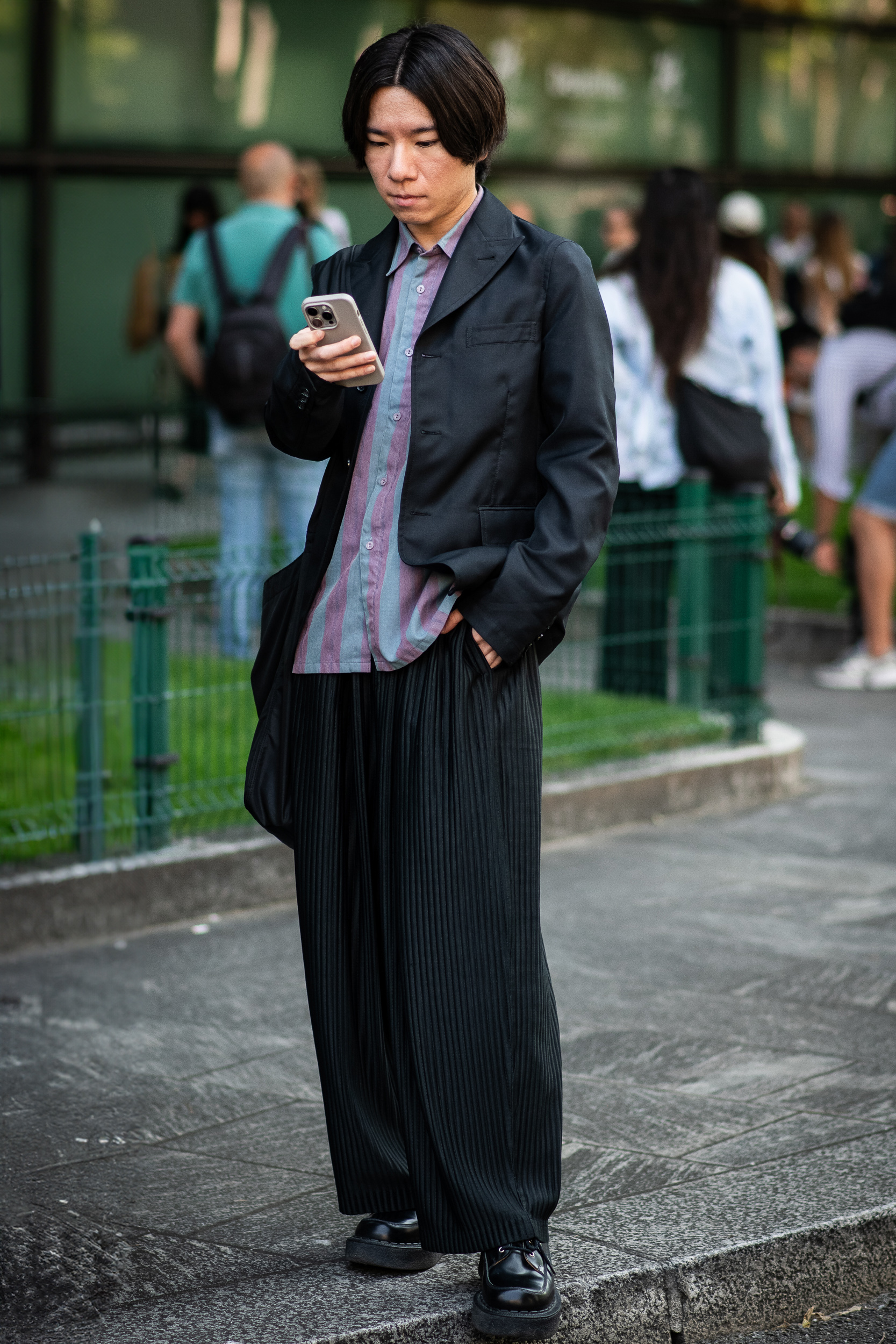 Milan Men's Street Style Spring 2025 Shows