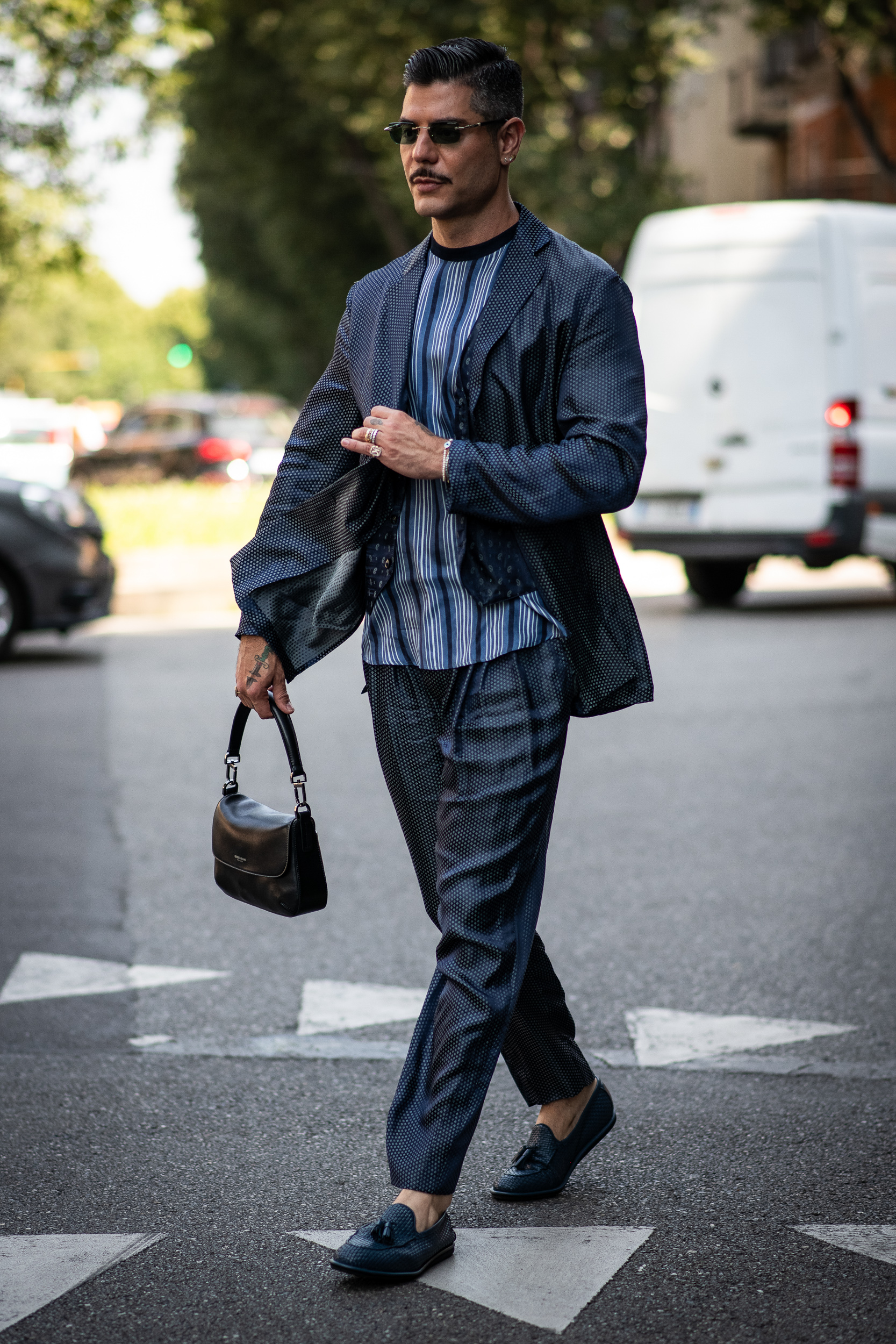 Milan Men's Street Style Spring 2025 Shows