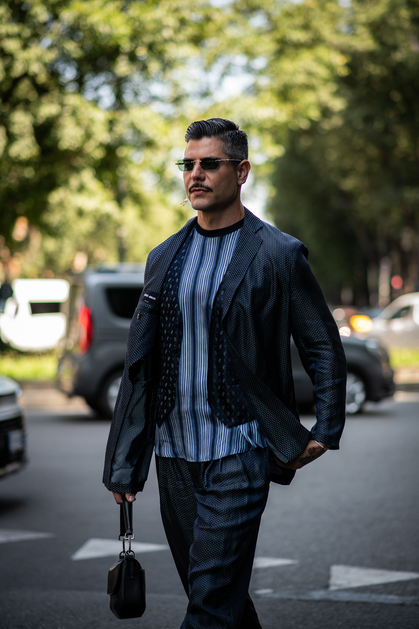 Milan Men's Street Style Spring 2025 Shows