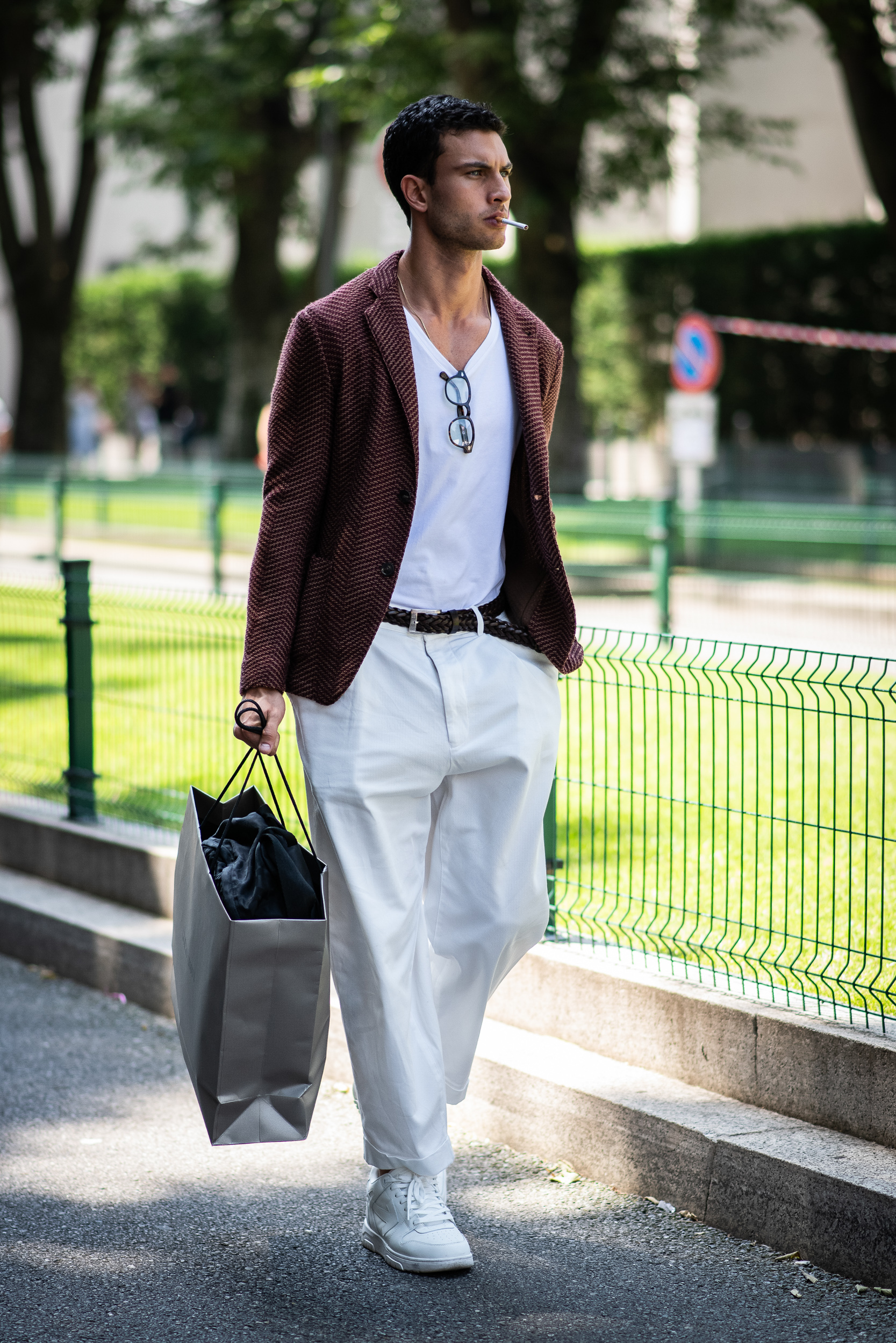 Milan Men's Street Style Spring 2025 Shows