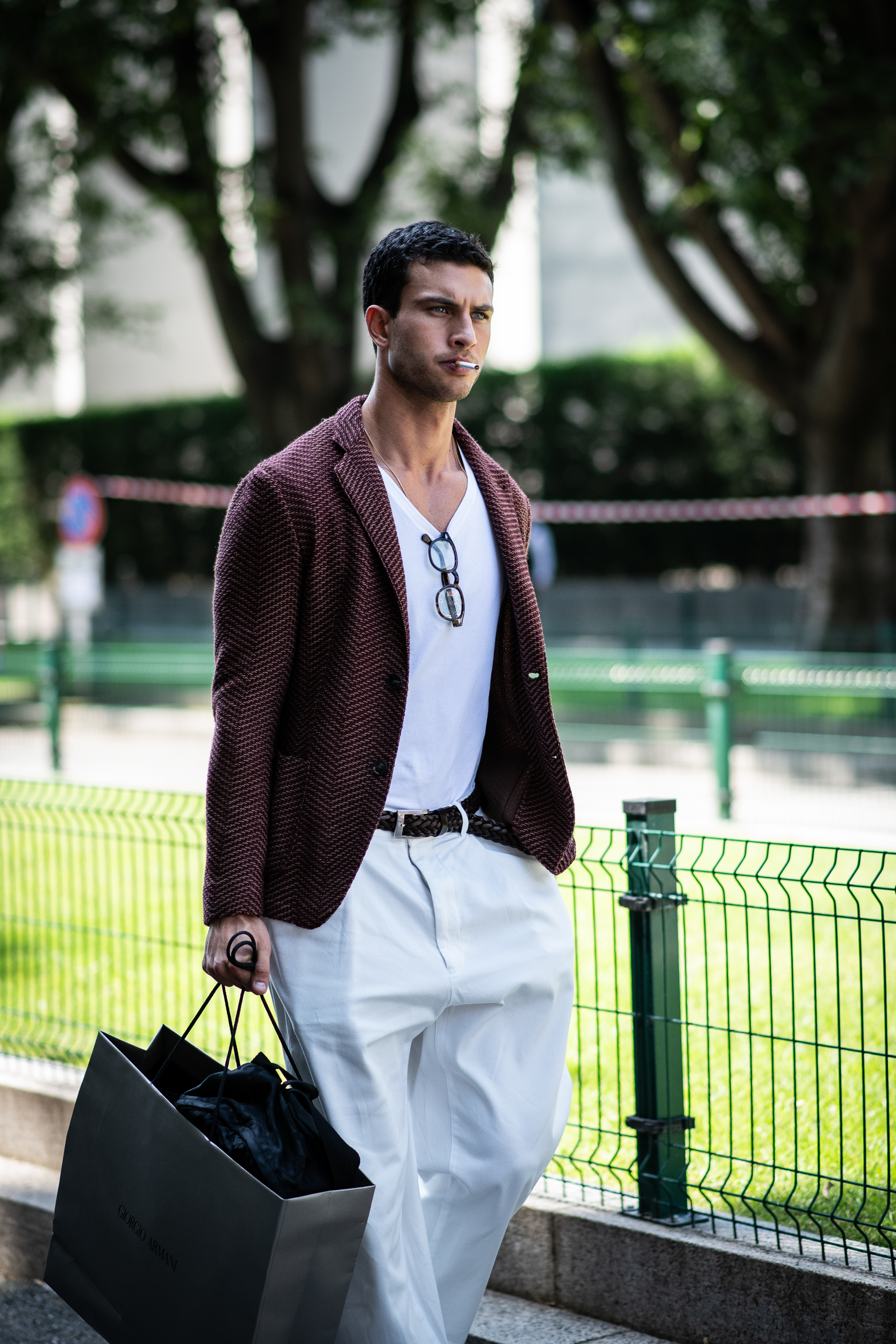 Milan Men's Street Style Spring 2025 Shows