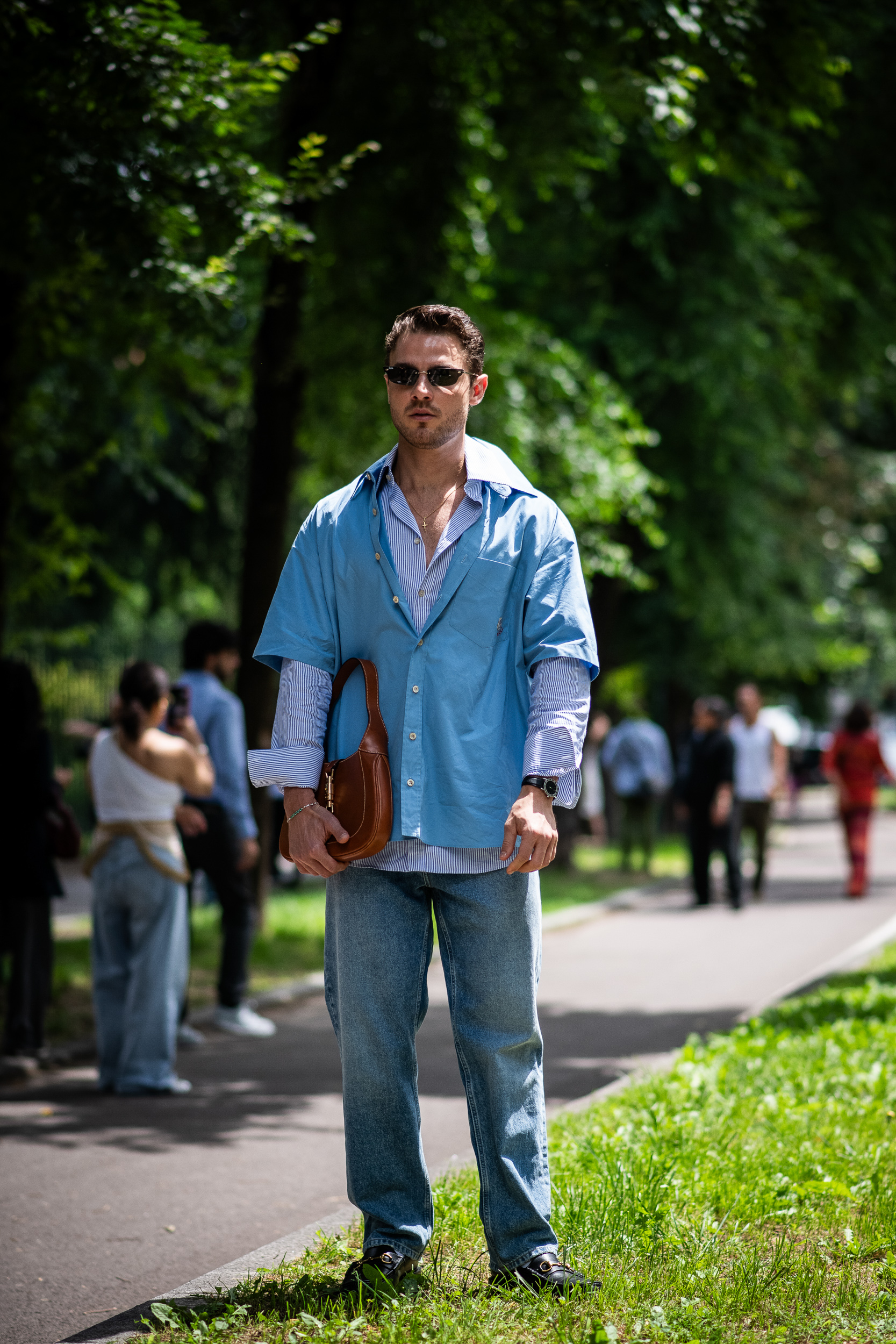 Milan Men's Street Style Spring 2025 Shows