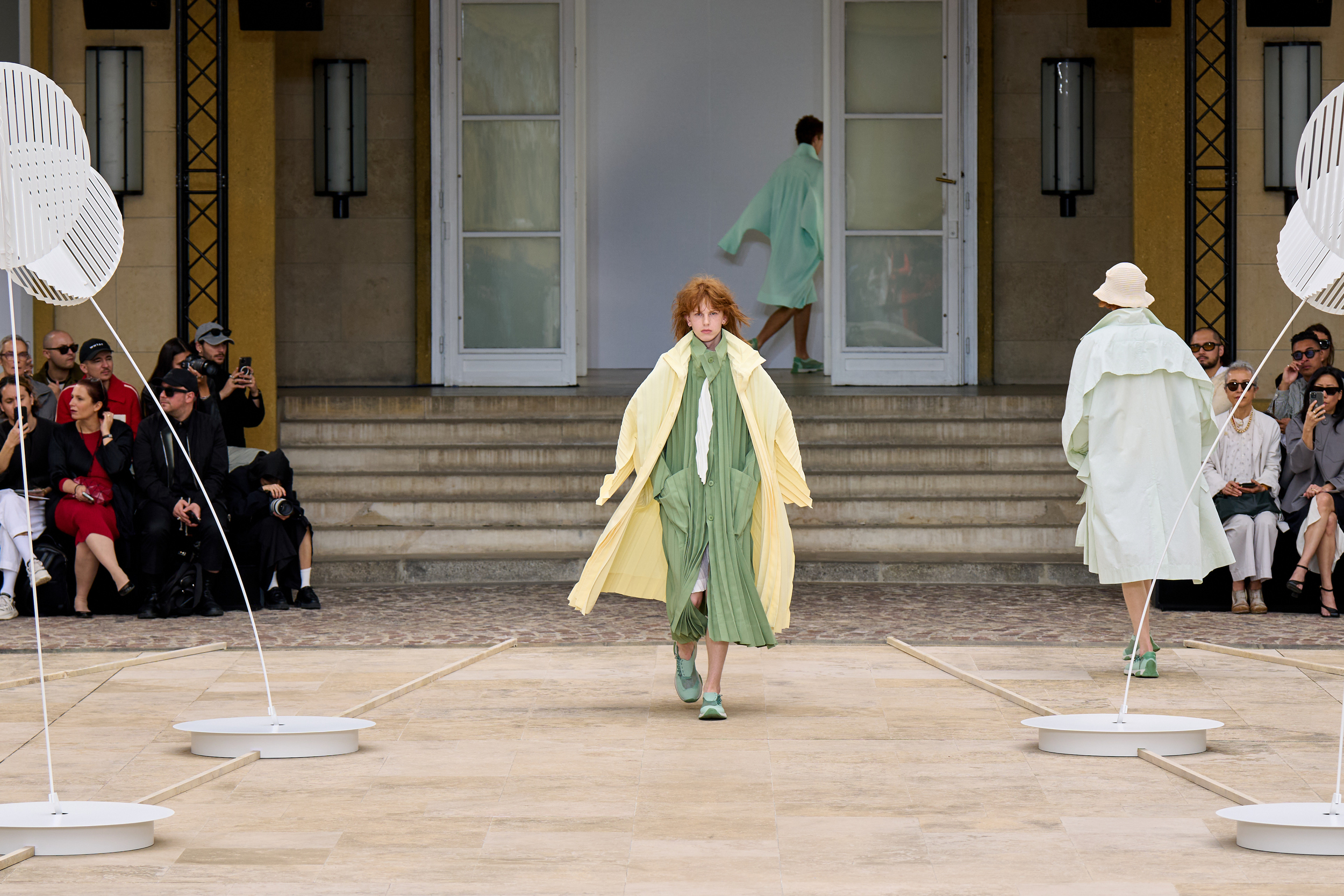 Homme Plisse Issey Miyake  Spring 2025 Men's Fashion Show Atmosphere