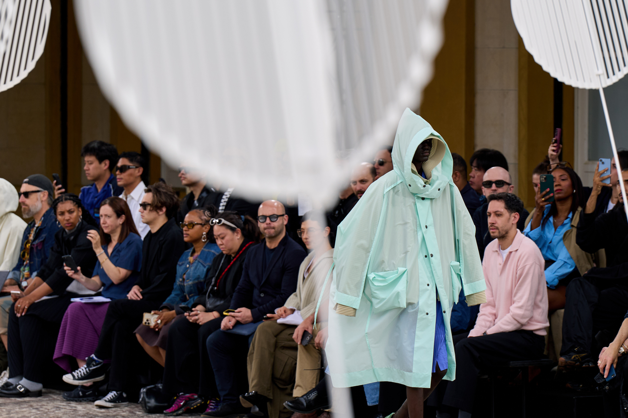 Homme Plisse Issey Miyake  Spring 2025 Men's Fashion Show Atmosphere