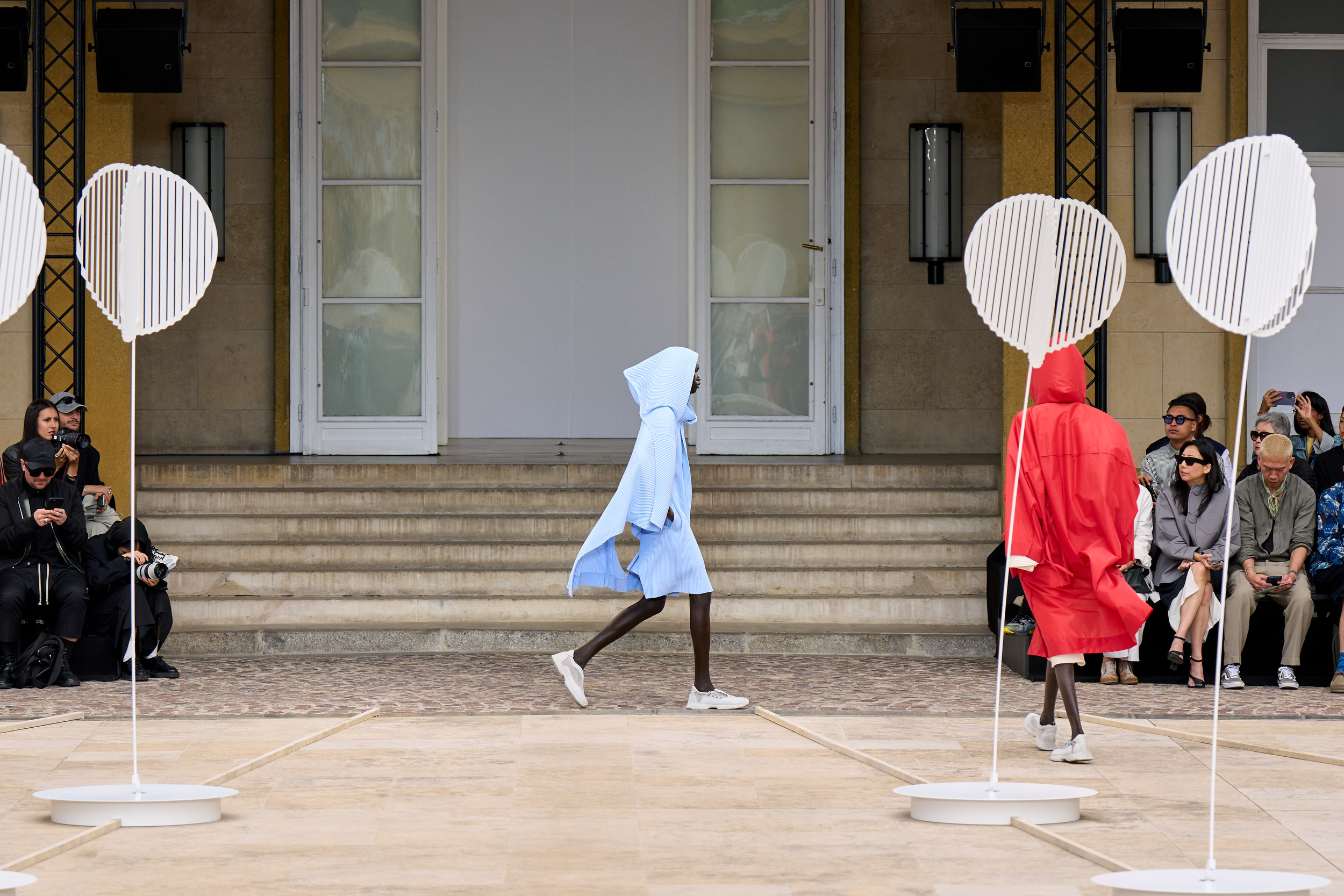 Homme Plisse Issey Miyake  Spring 2025 Men's Fashion Show Atmosphere