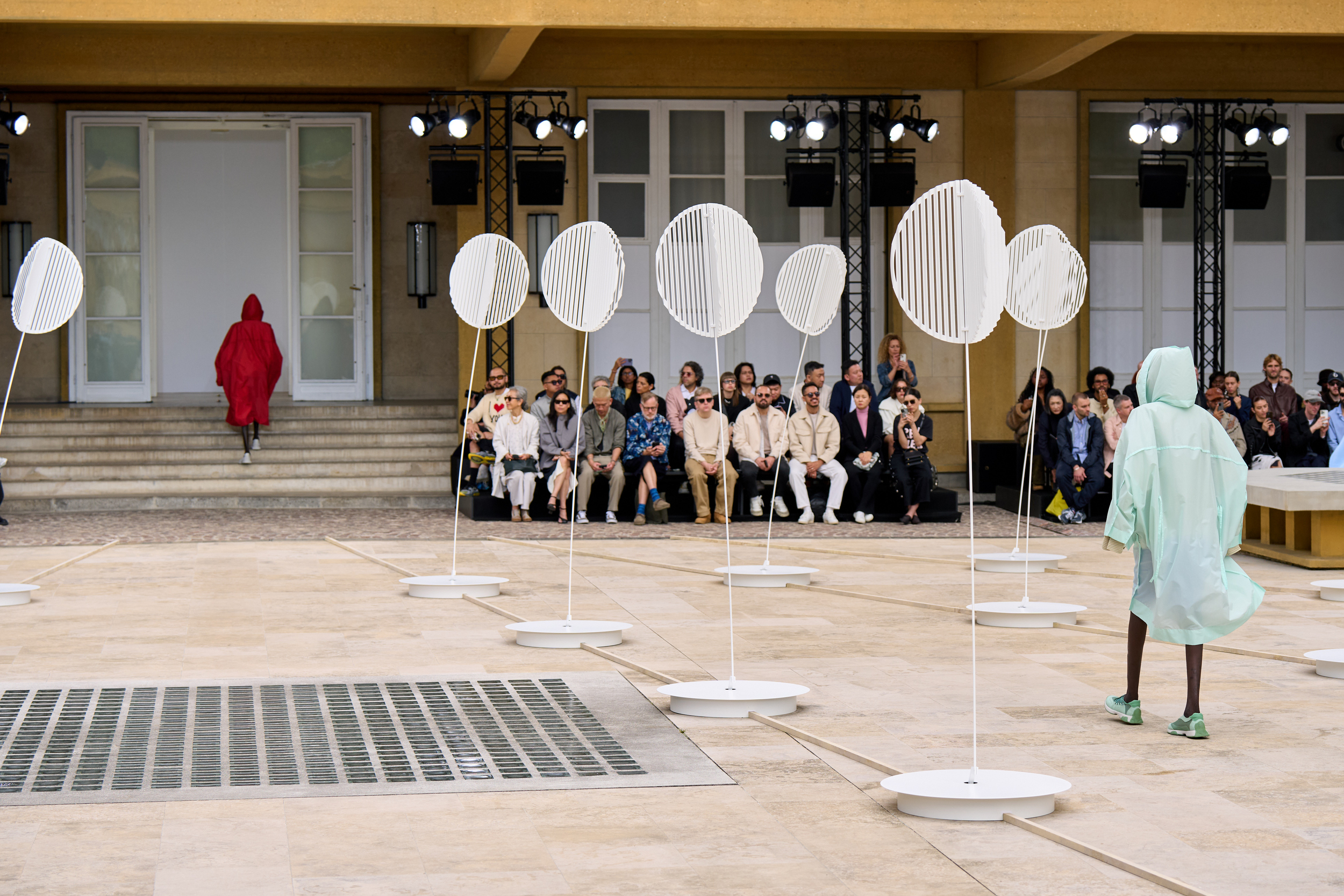 Homme Plisse Issey Miyake  Spring 2025 Men's Fashion Show Atmosphere