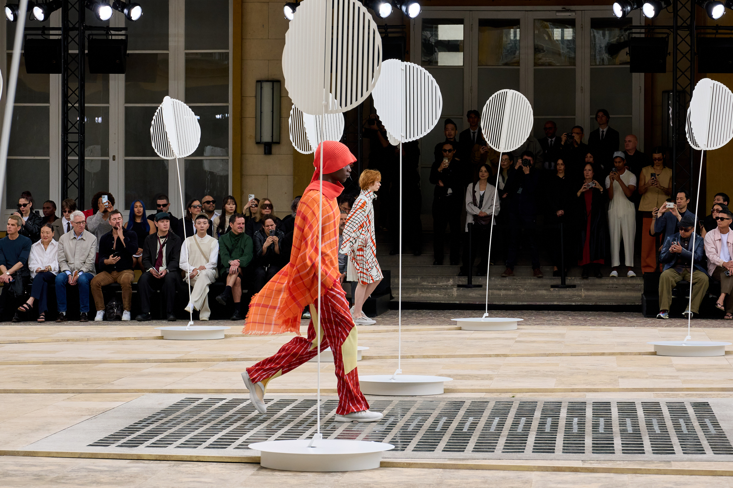 Homme Plisse Issey Miyake  Spring 2025 Men's Fashion Show Atmosphere