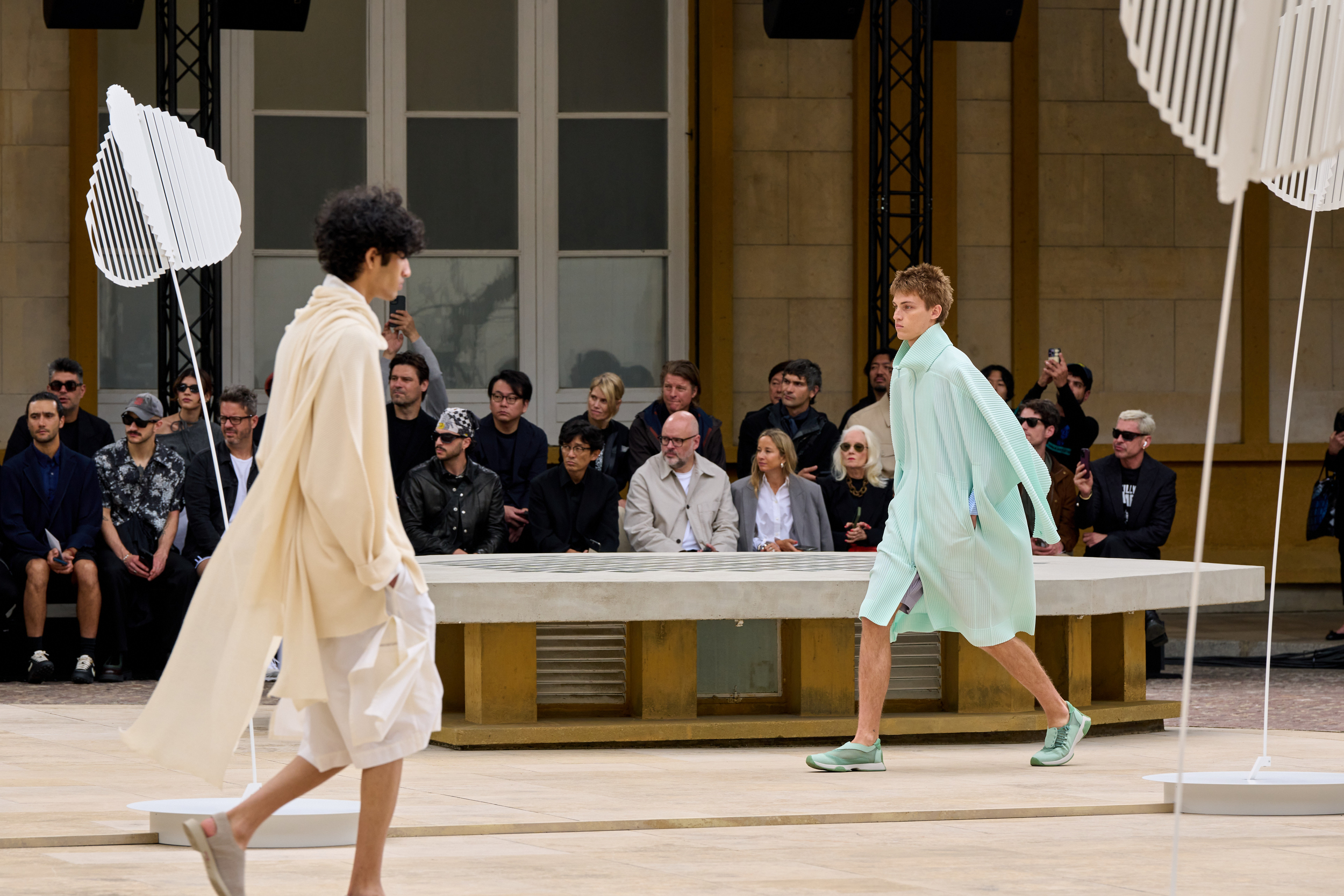 Homme Plisse Issey Miyake  Spring 2025 Men's Fashion Show Atmosphere