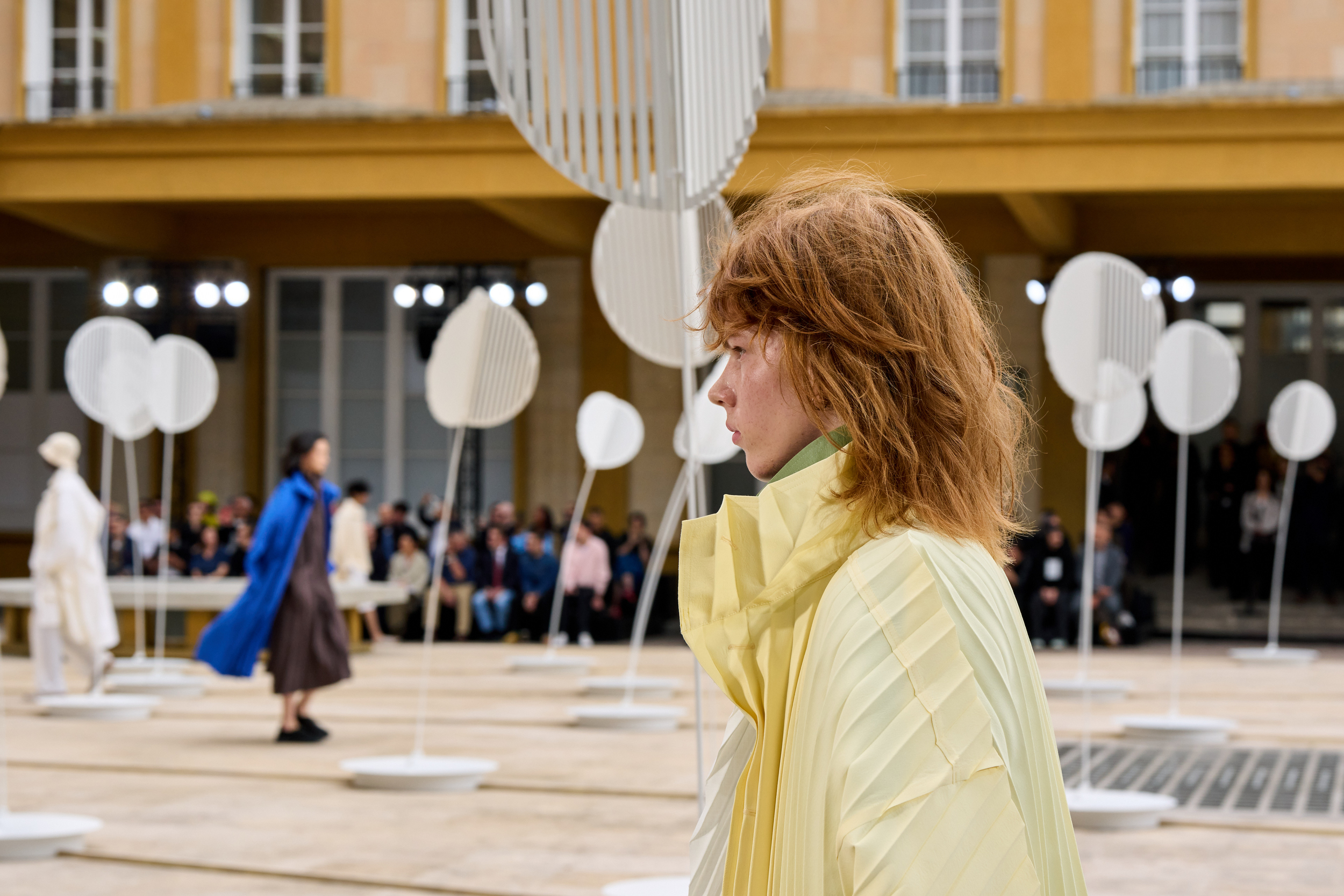 Homme Plisse Issey Miyake  Spring 2025 Men's Fashion Show Atmosphere