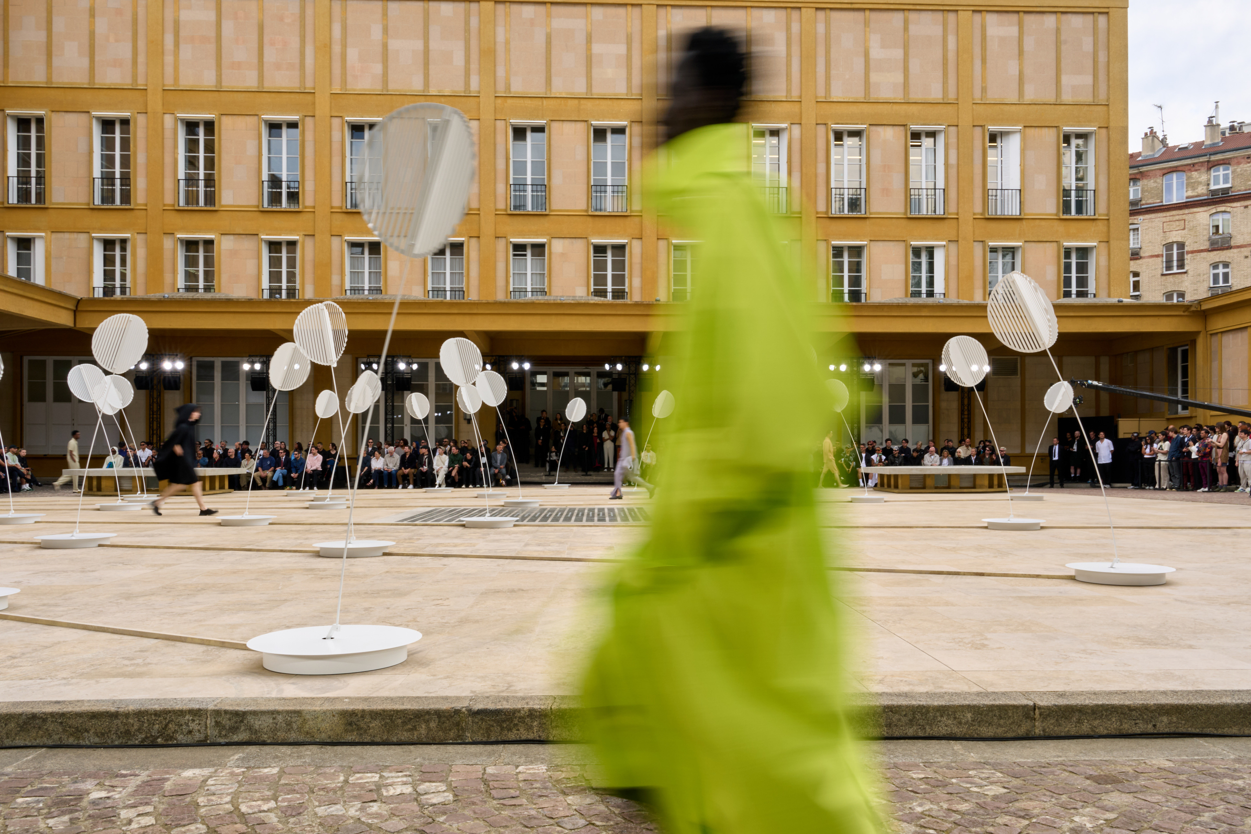 Homme Plisse Issey Miyake  Spring 2025 Men's Fashion Show Atmosphere