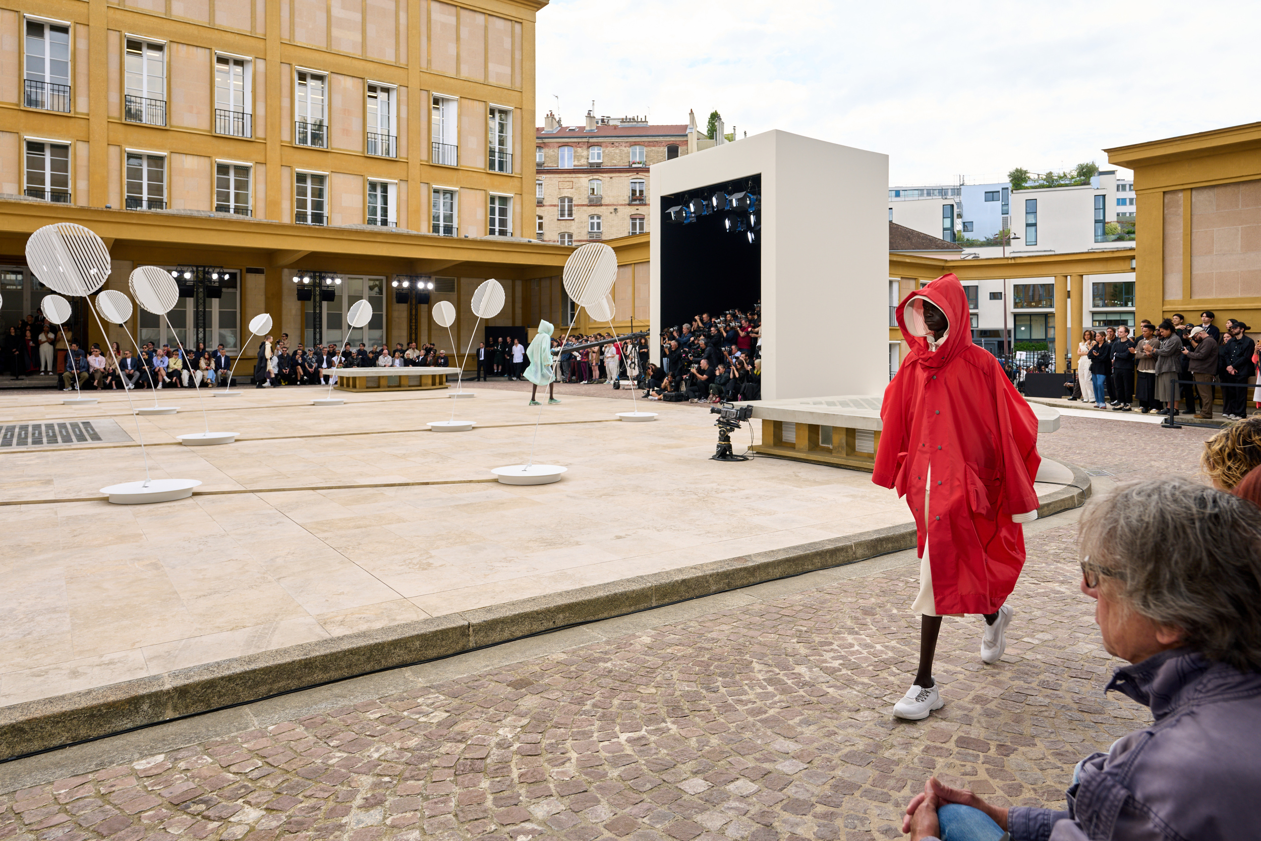 Homme Plisse Issey Miyake  Spring 2025 Men's Fashion Show Atmosphere